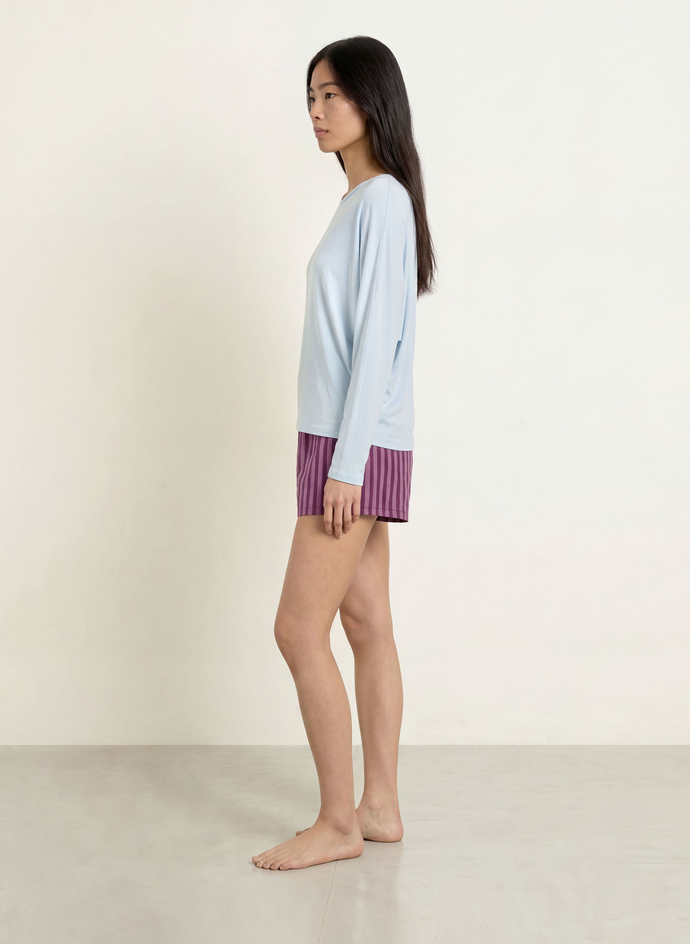Calvin Klein ULTRA SOFT MODAL lounge shirt: LIGHT BLUE
