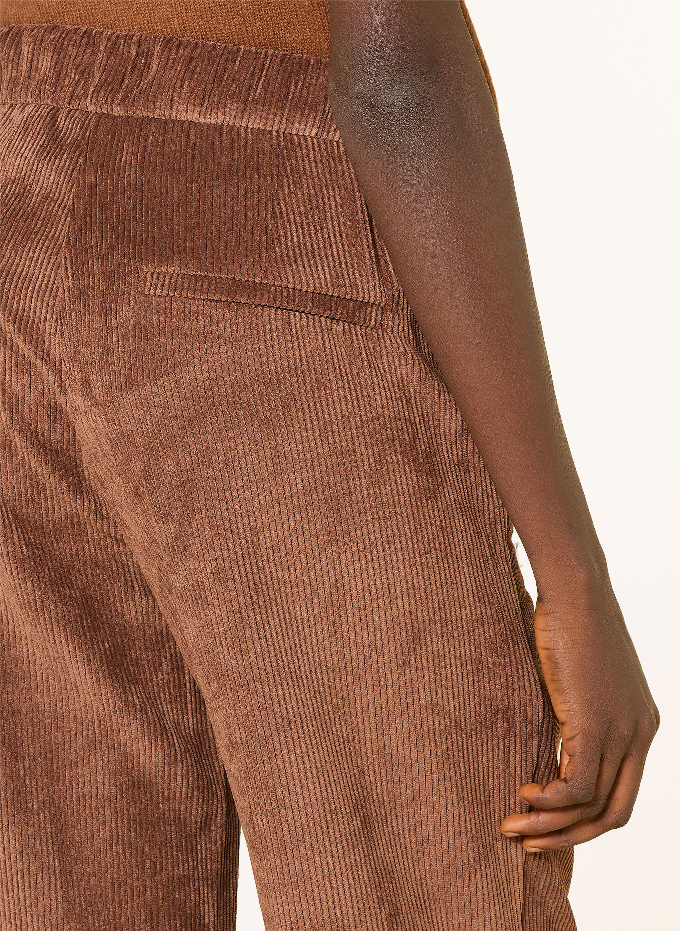 MAC Corduroy trousers CHIARA: BROWN