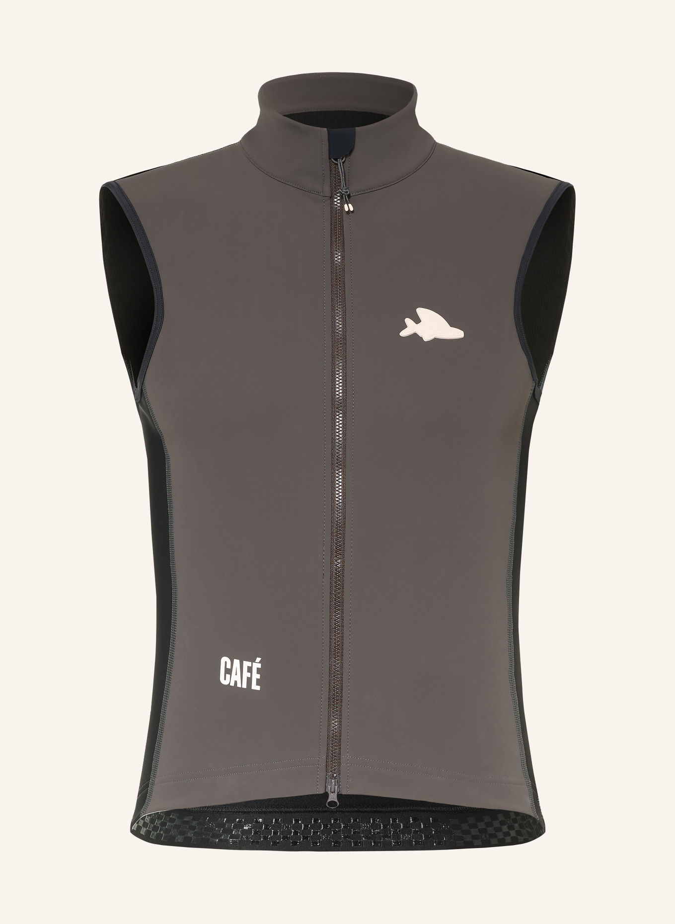 CAFÉ DU CYCLISTE Fietsvest SIBILLE: DONKERGRIJS / ZWART