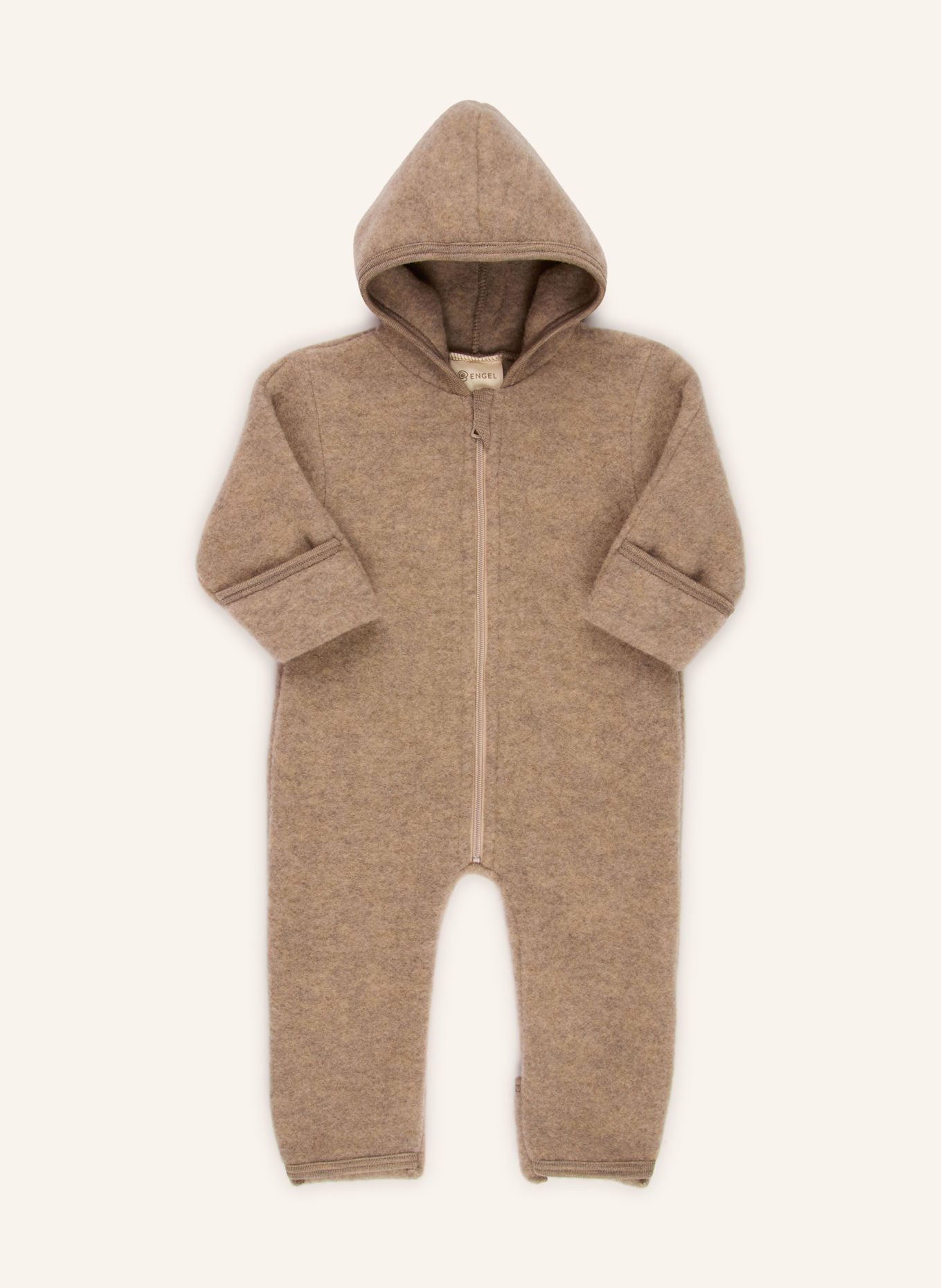 ENGEL Fleece-Overall: BEIGE