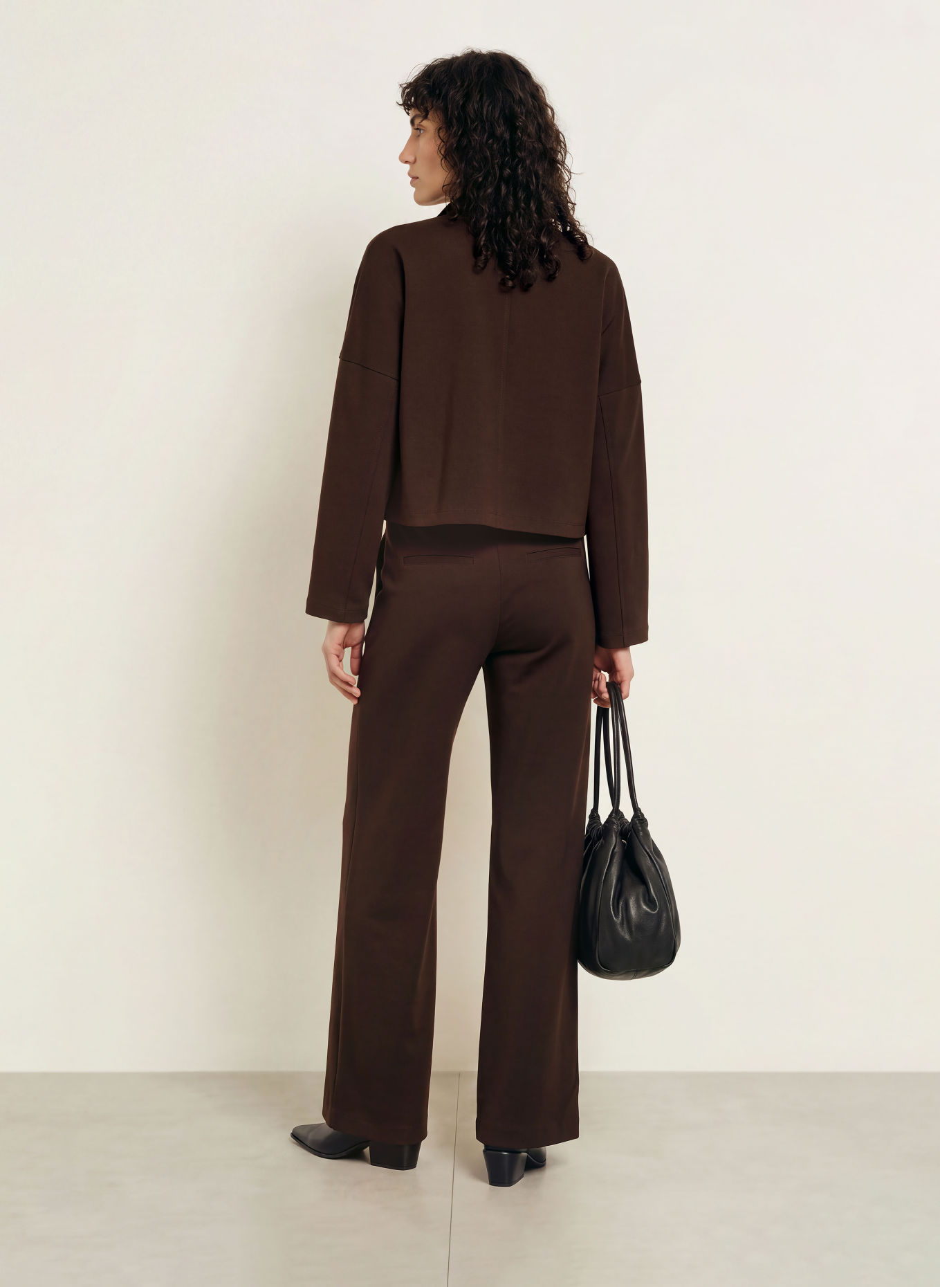 DRYKORN ELSTOW_1 box jacket: DARK BROWN