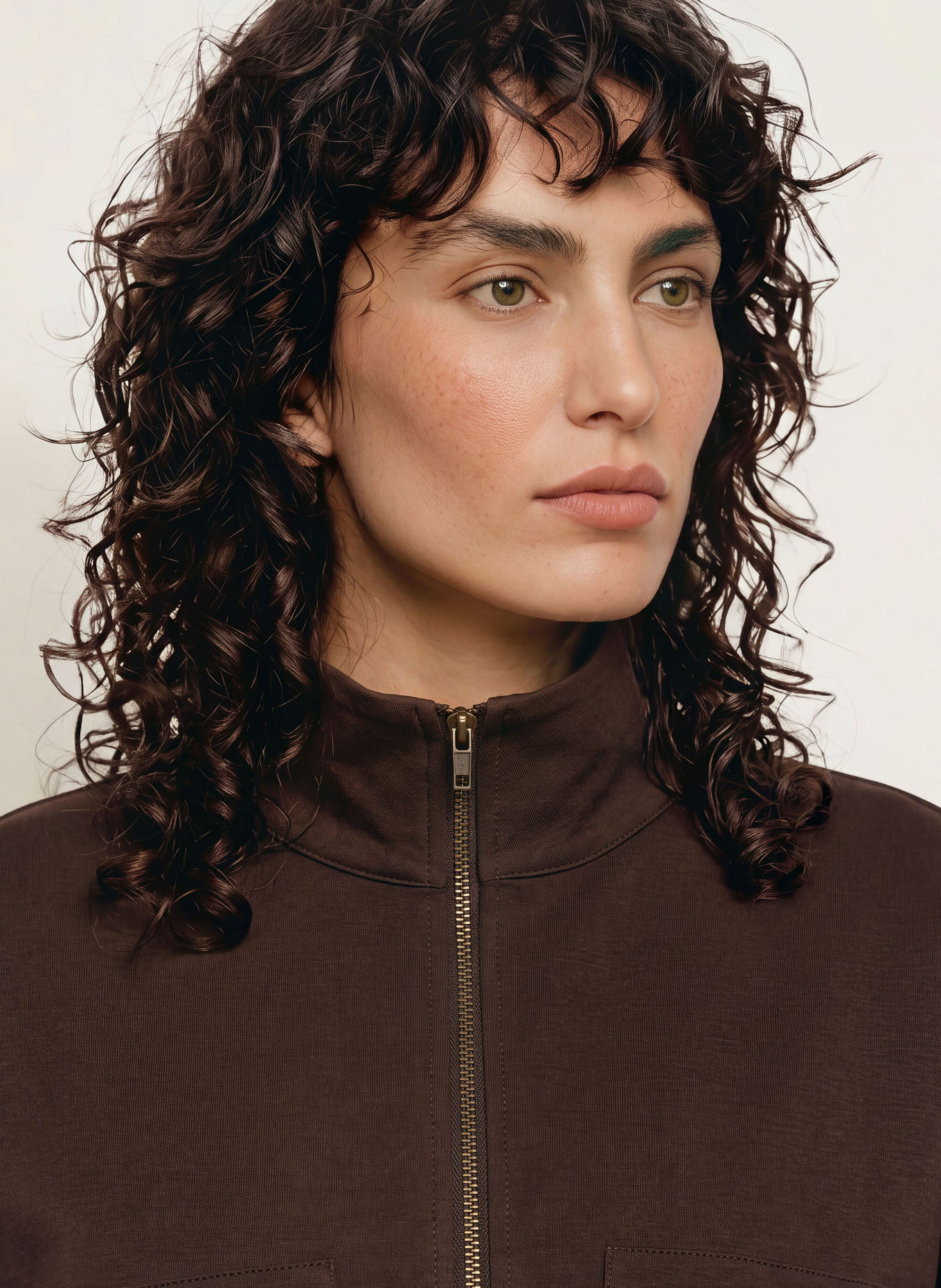 DRYKORN ELSTOW_1 box jacket: DARK BROWN