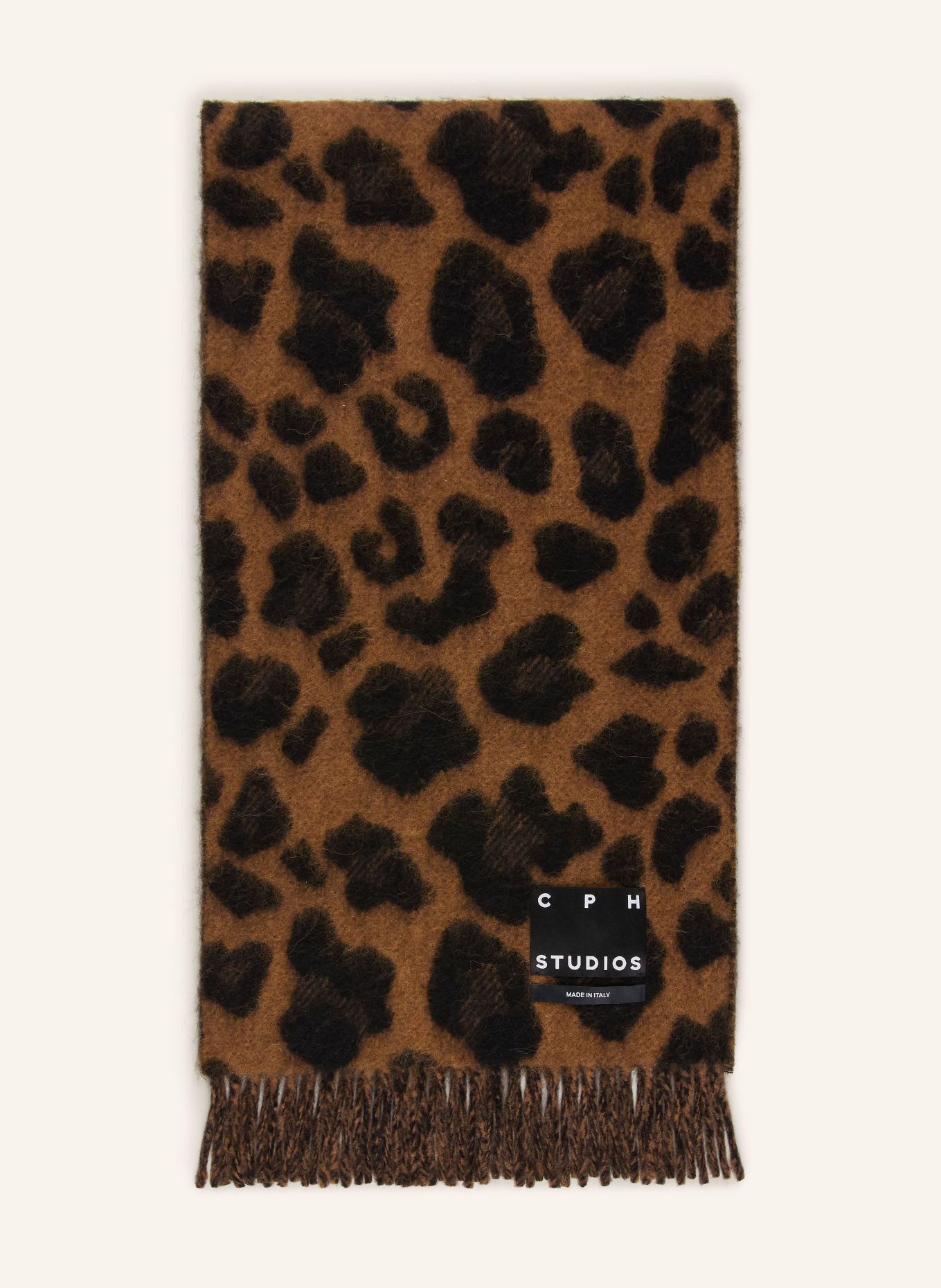 COPENHAGEN STUDIOS Scarf: BROWN / BLACK