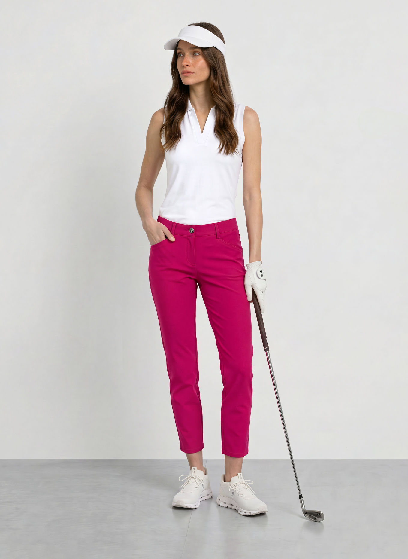 ALBERTO Golfhose MONA - FX4 DRY COOLER®: FUCHSIA