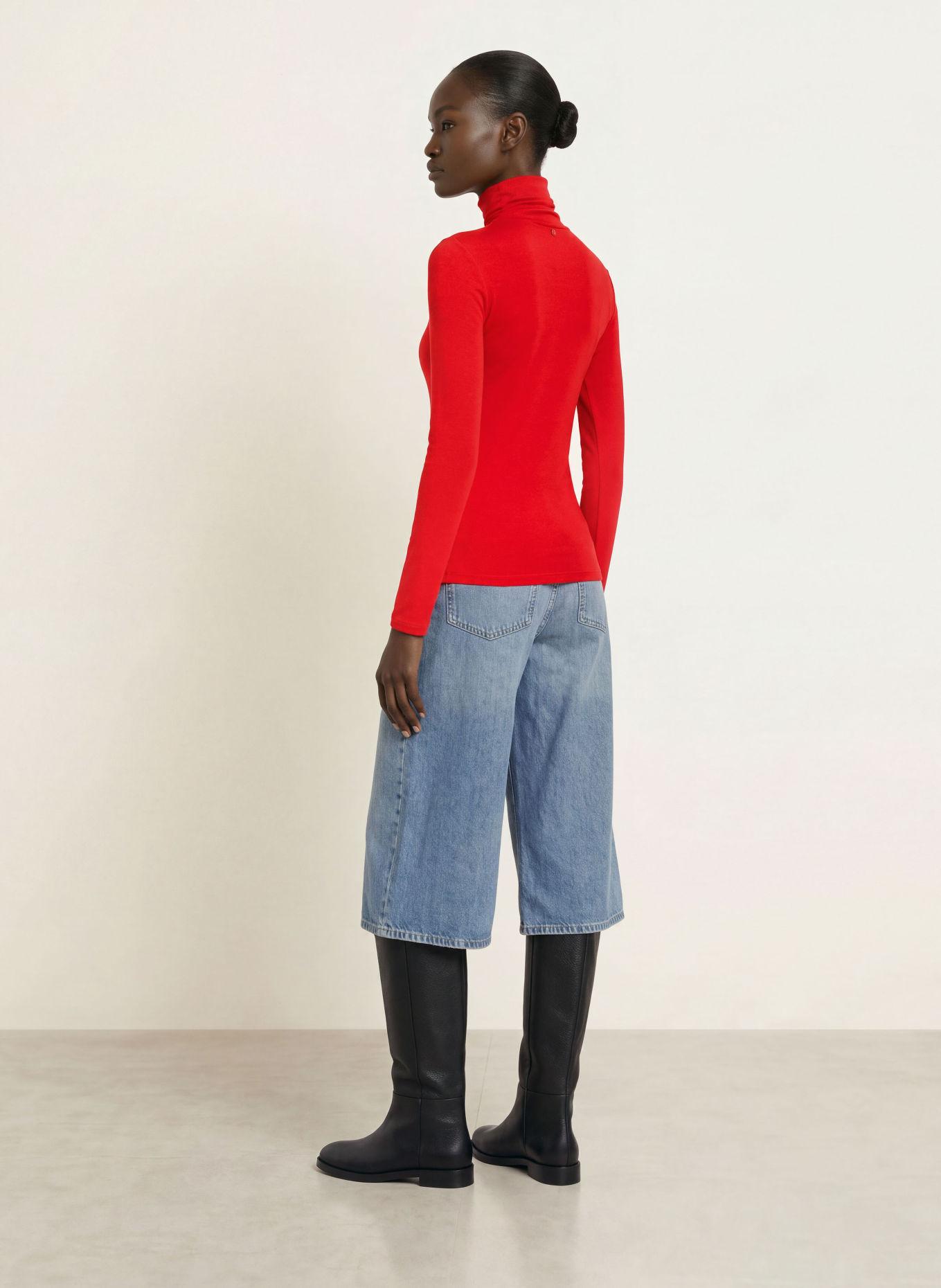 BOSS ELIANA long sleeve shirt: RED