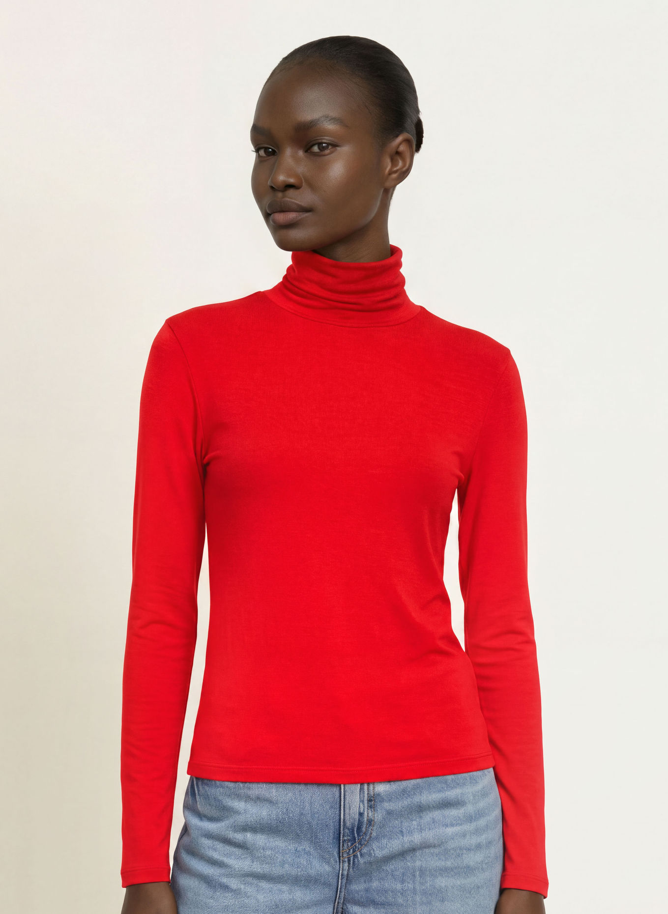 BOSS ELIANA long sleeve shirt: RED