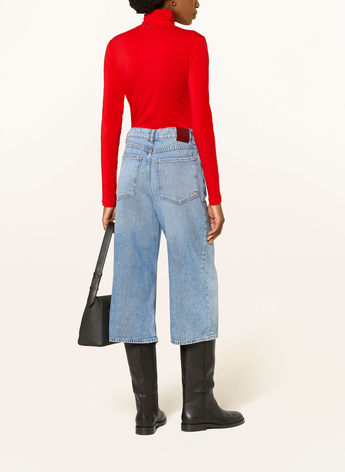 BOSS ELIANA long sleeve shirt: RED