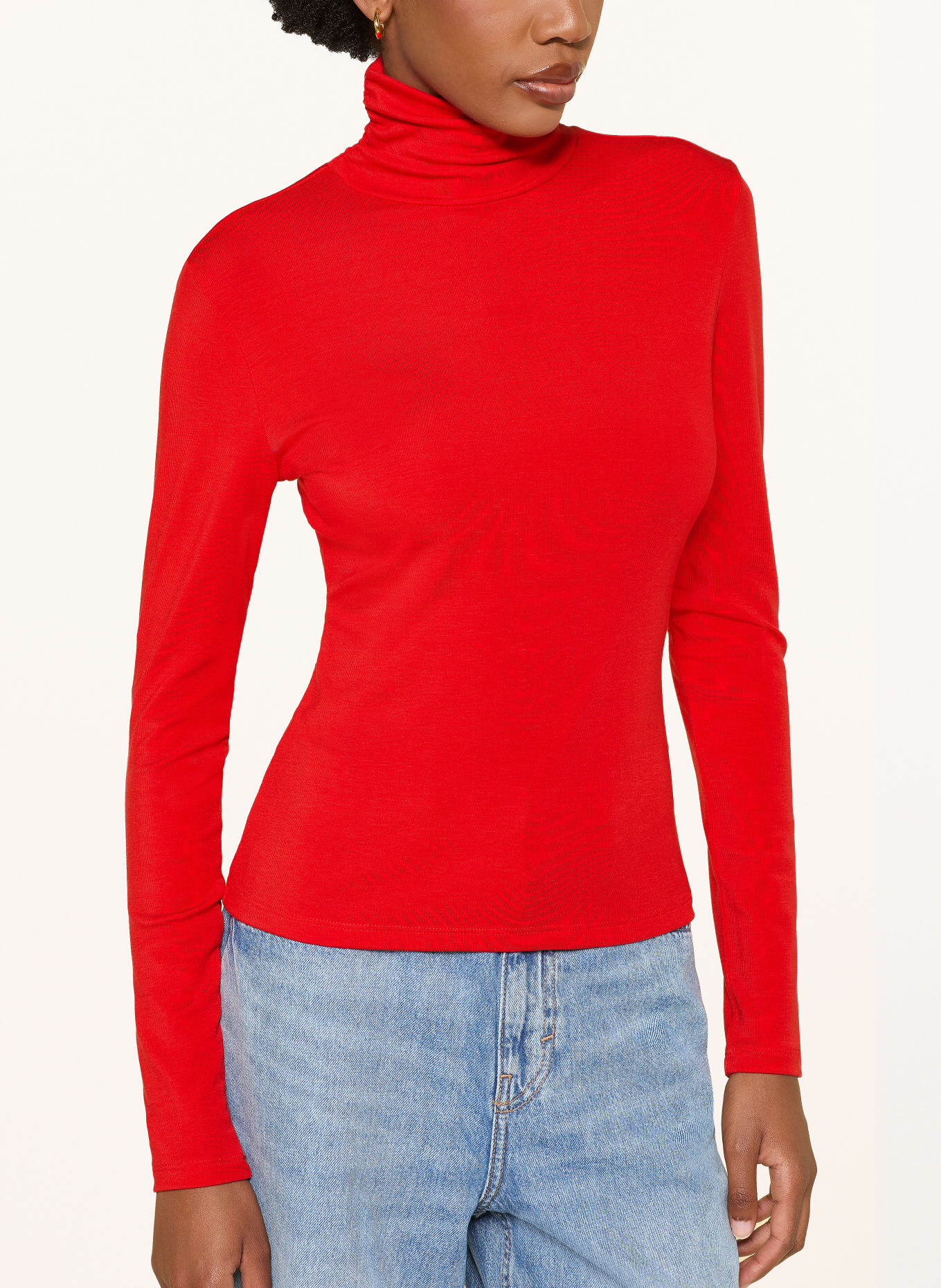 BOSS ELIANA long sleeve shirt: RED