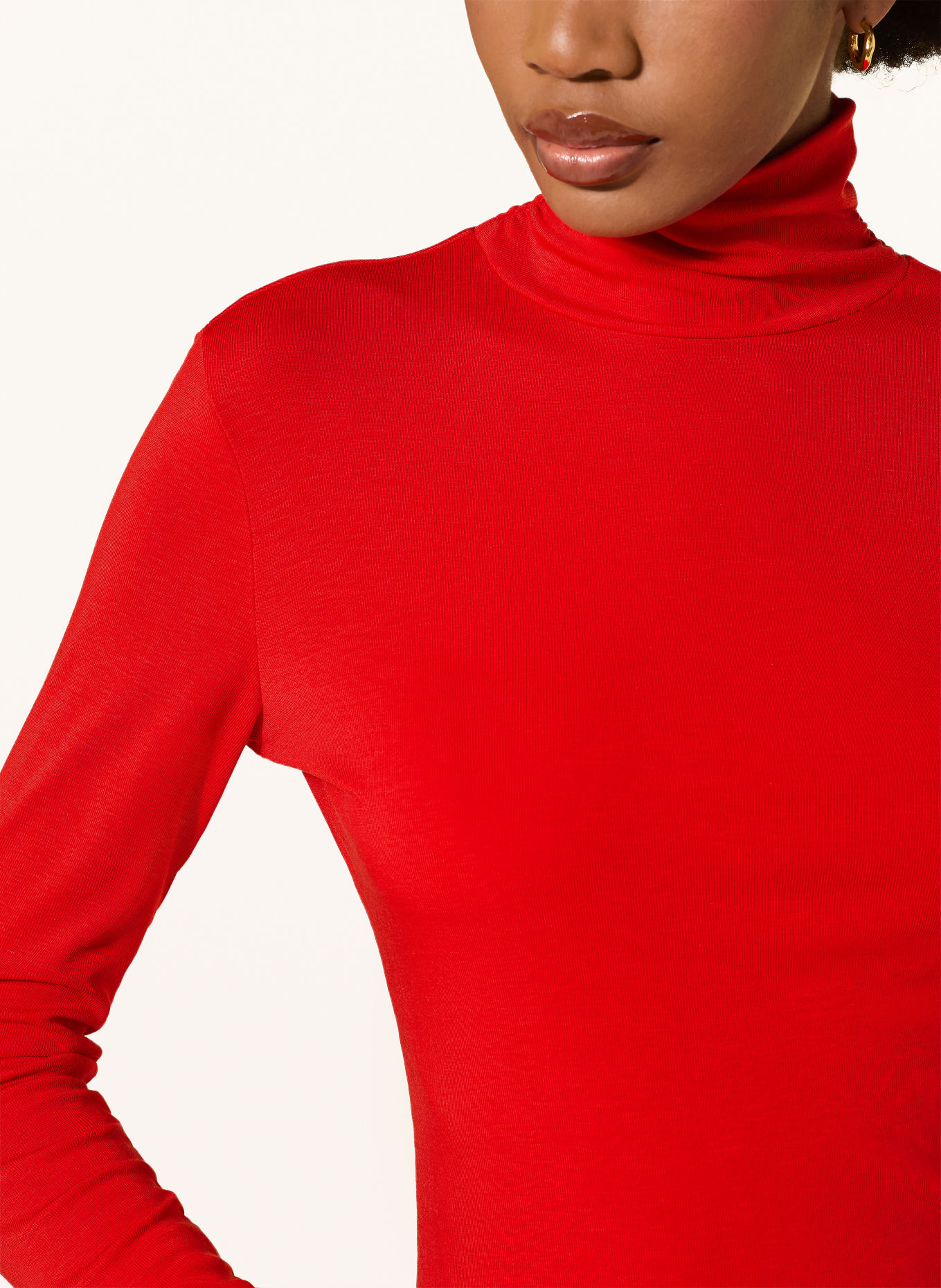 BOSS ELIANA long sleeve shirt: RED