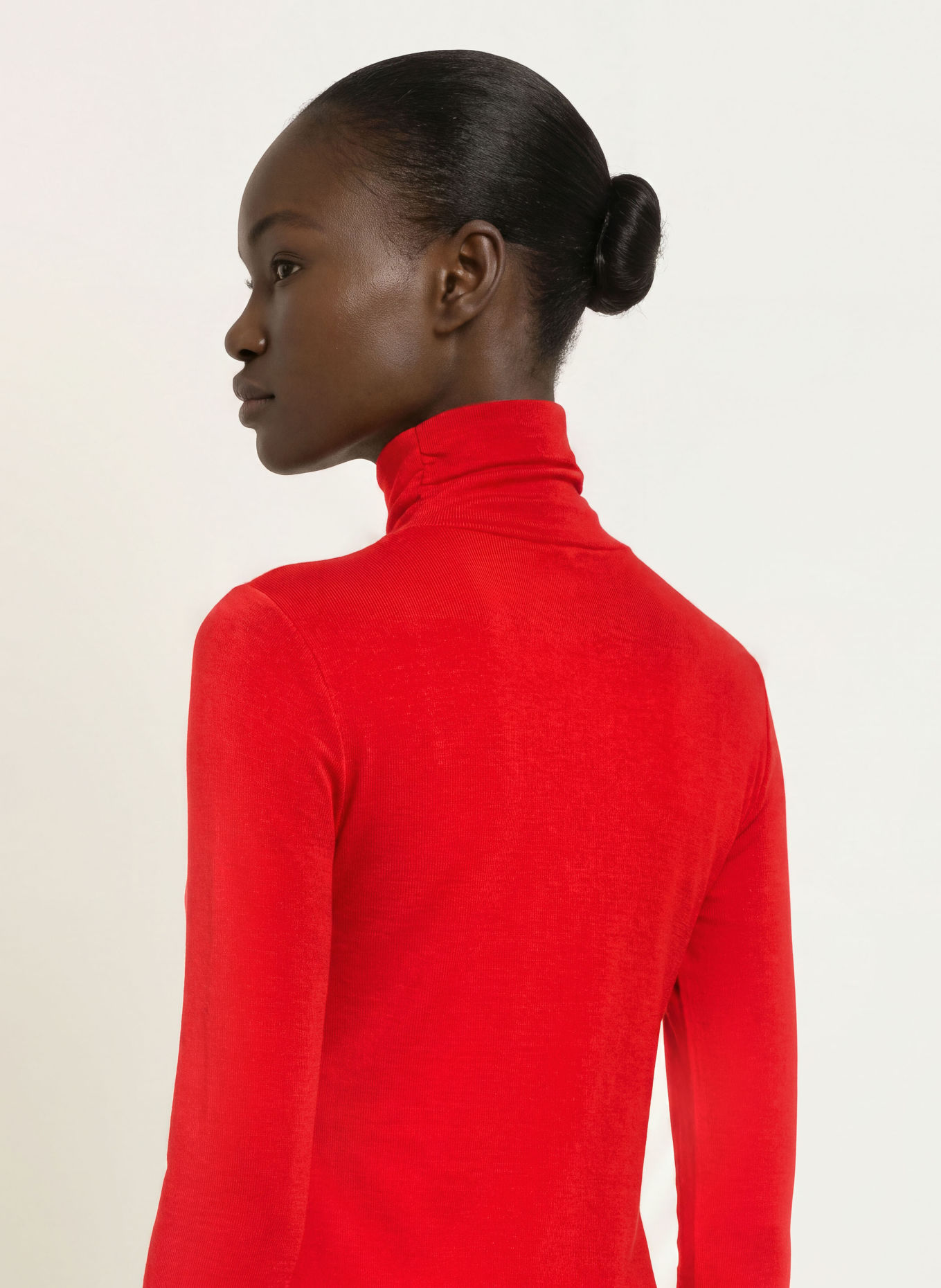 BOSS ELIANA long sleeve shirt: RED
