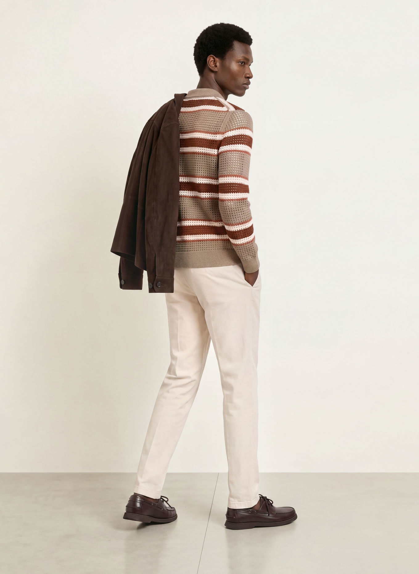 BOSS Chinosy KANE regular fit: KREMOWY