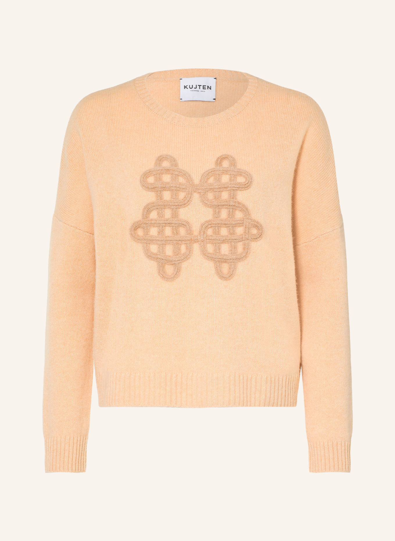 KUJTEN Kasjmier trui AMELIE: CAMEL / BEIGE