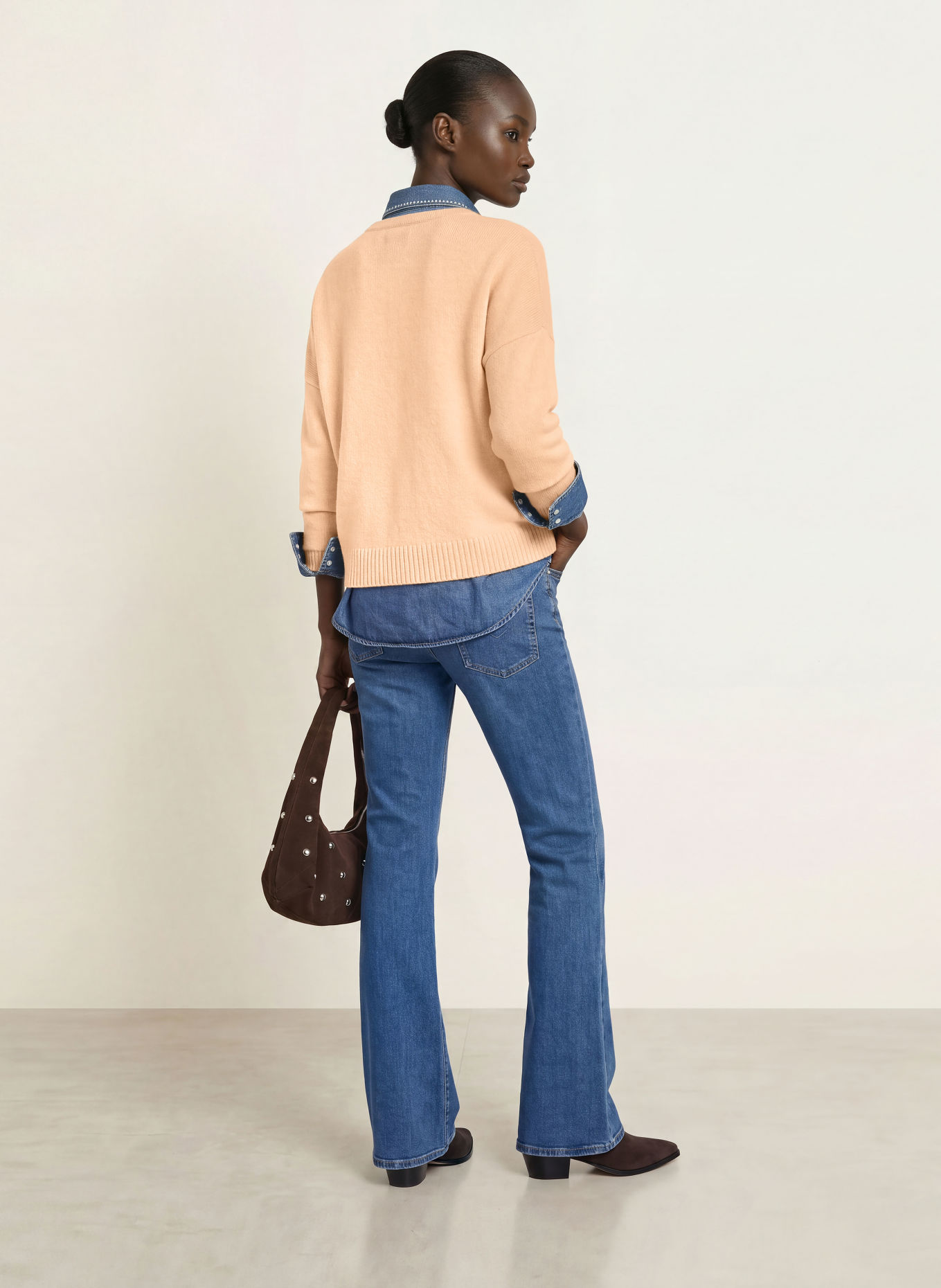 KUJTEN Kasjmier trui AMELIE: CAMEL / BEIGE