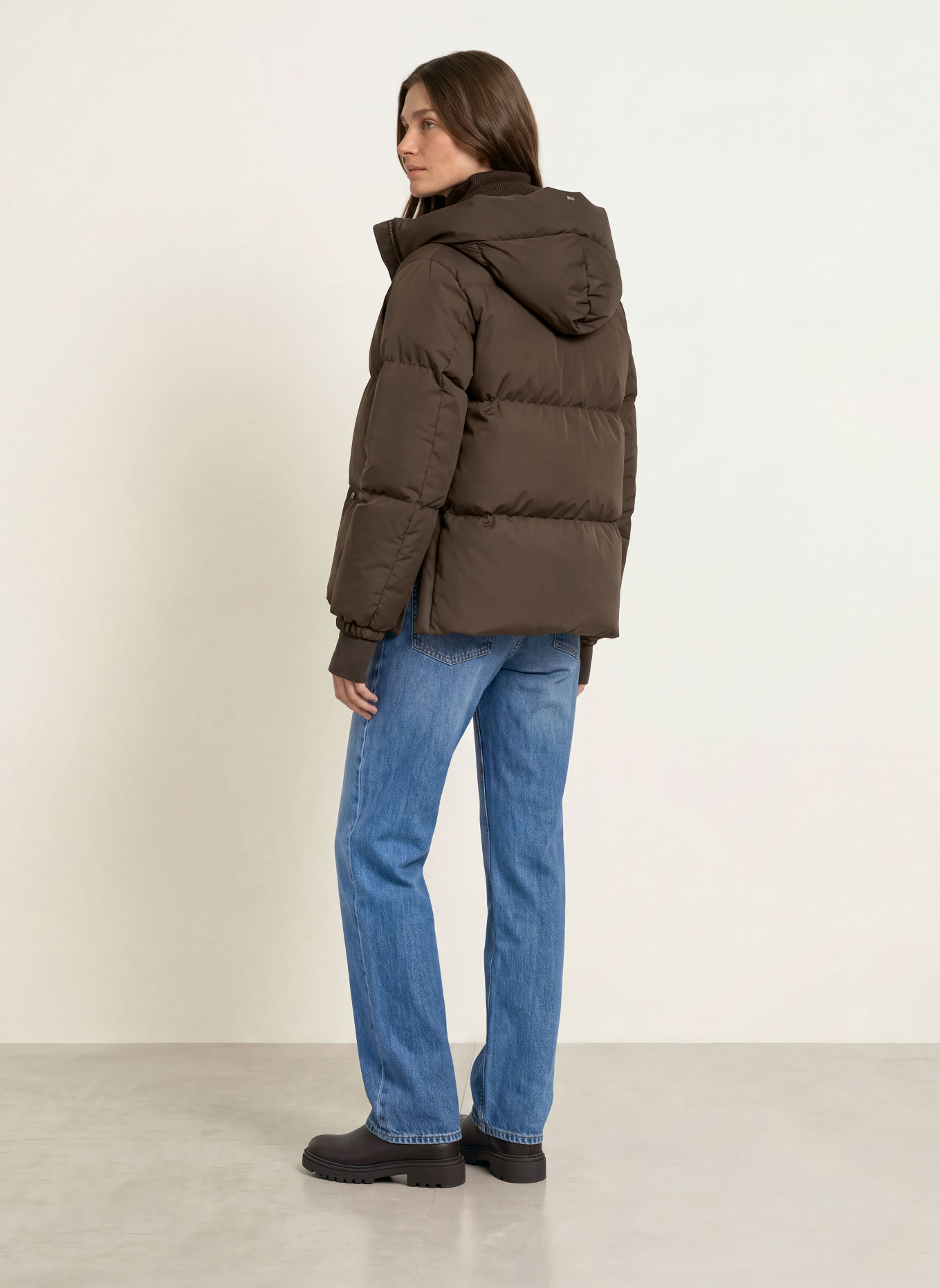 HERNO Daunenjacke PIUMINO CORTO: DUNKELBRAUN