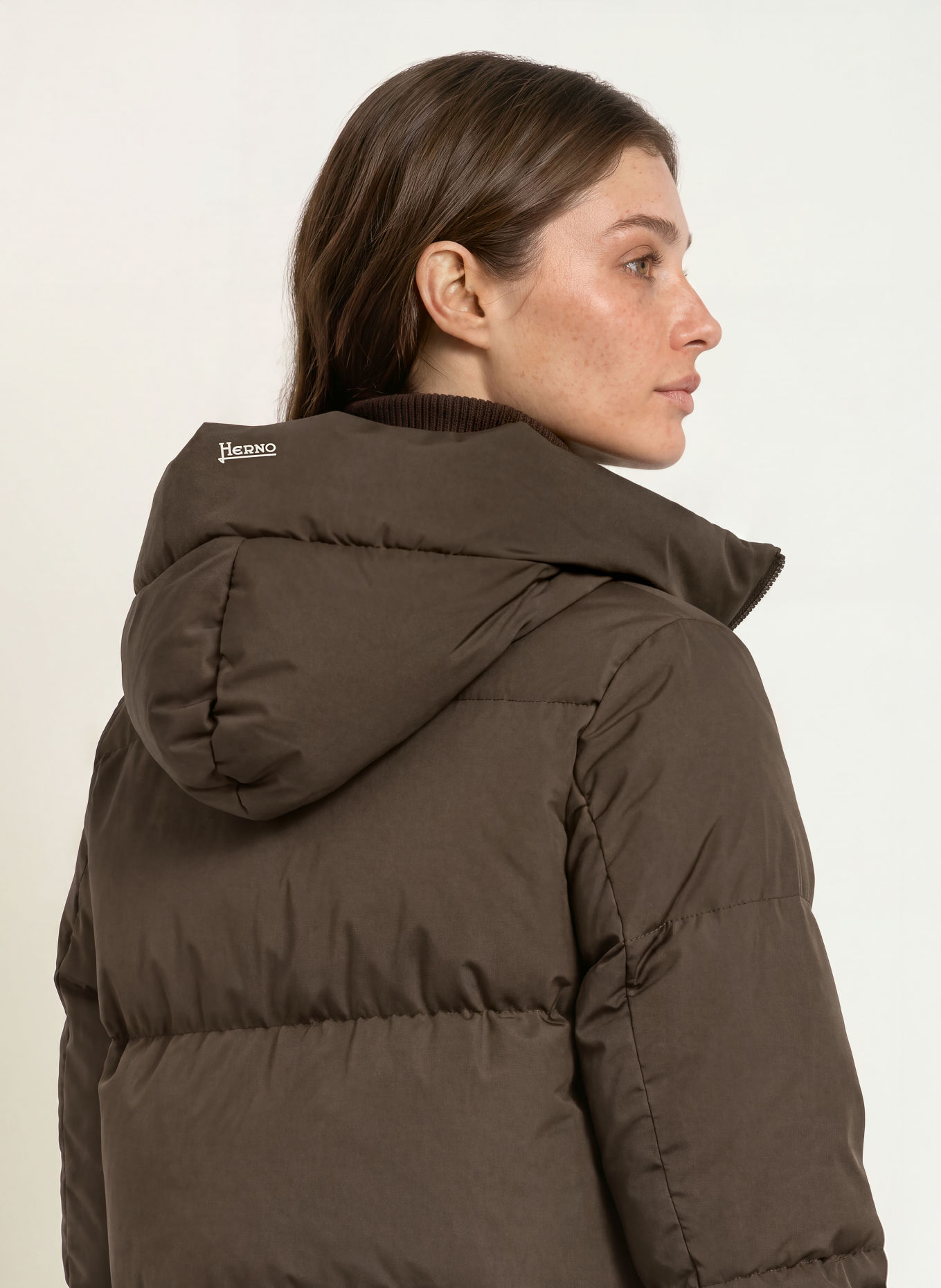 HERNO Daunenjacke PIUMINO CORTO: DUNKELBRAUN