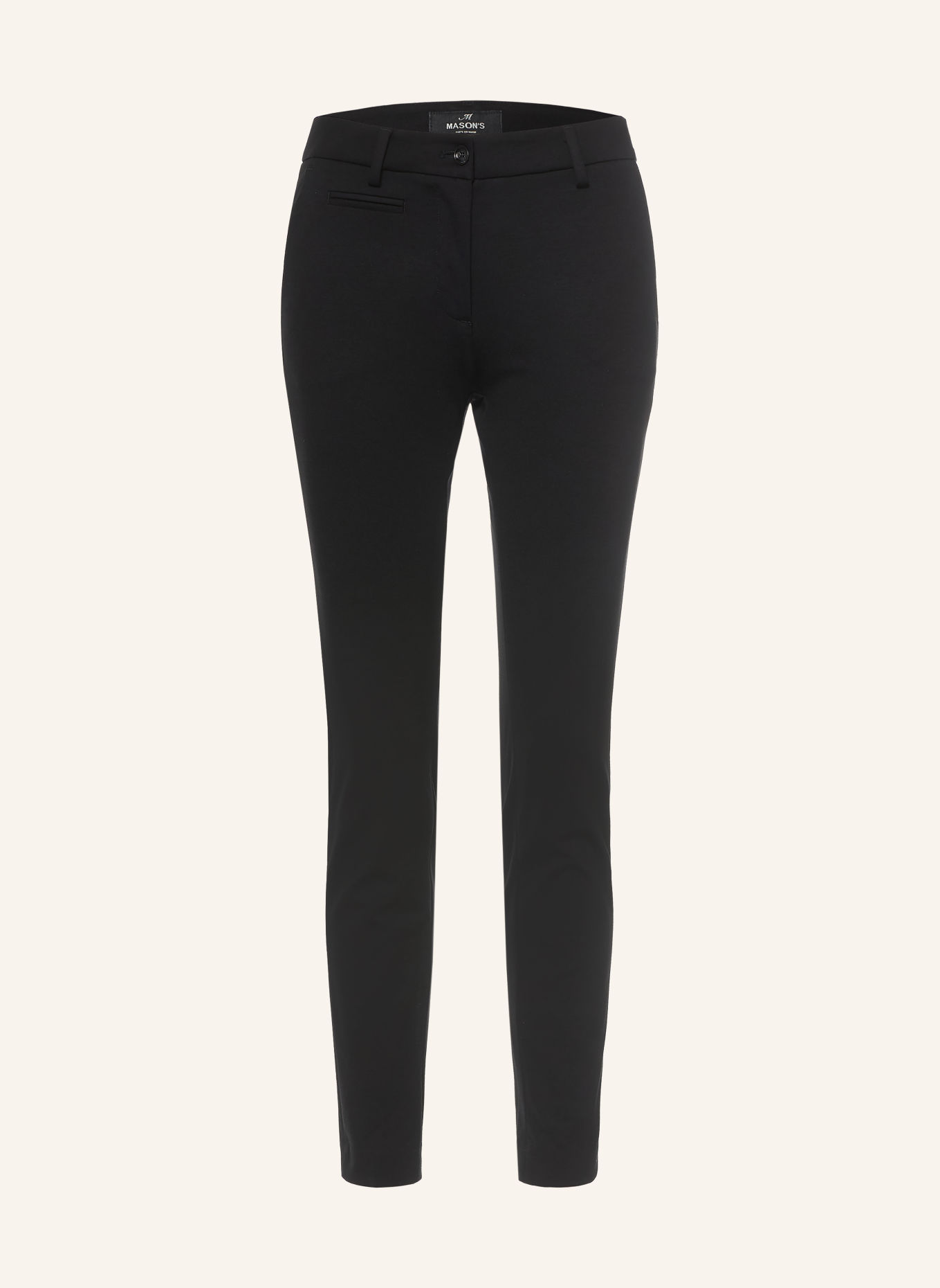 MASON'S Jersey pants NEW YORK: BLACK