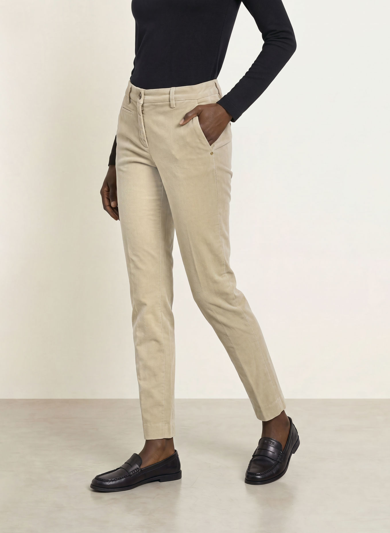 MASON'S Marlenehose NEW YORK: BEIGE