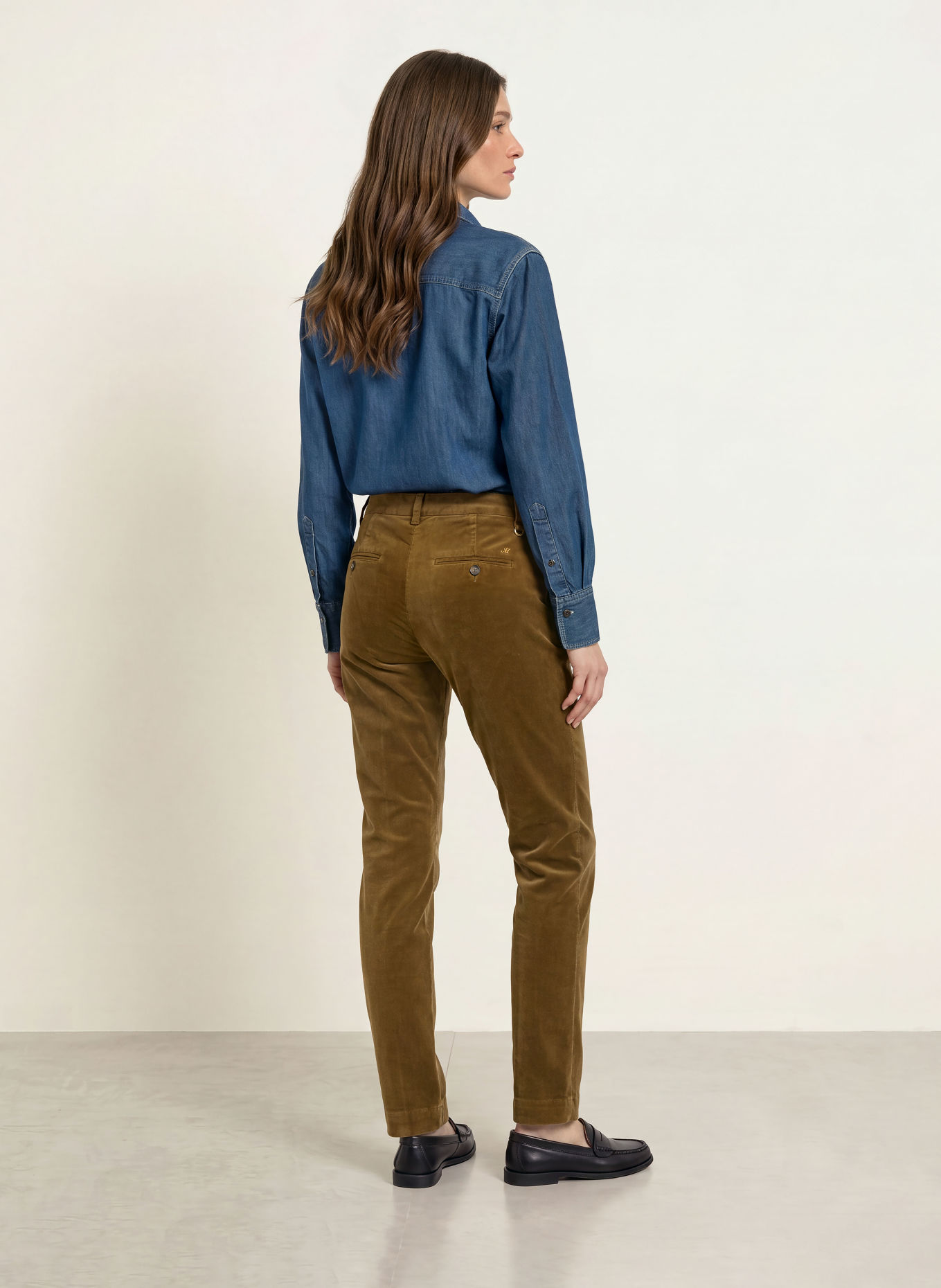 MASON'S Marlenehose NEW YORK: BRAUN