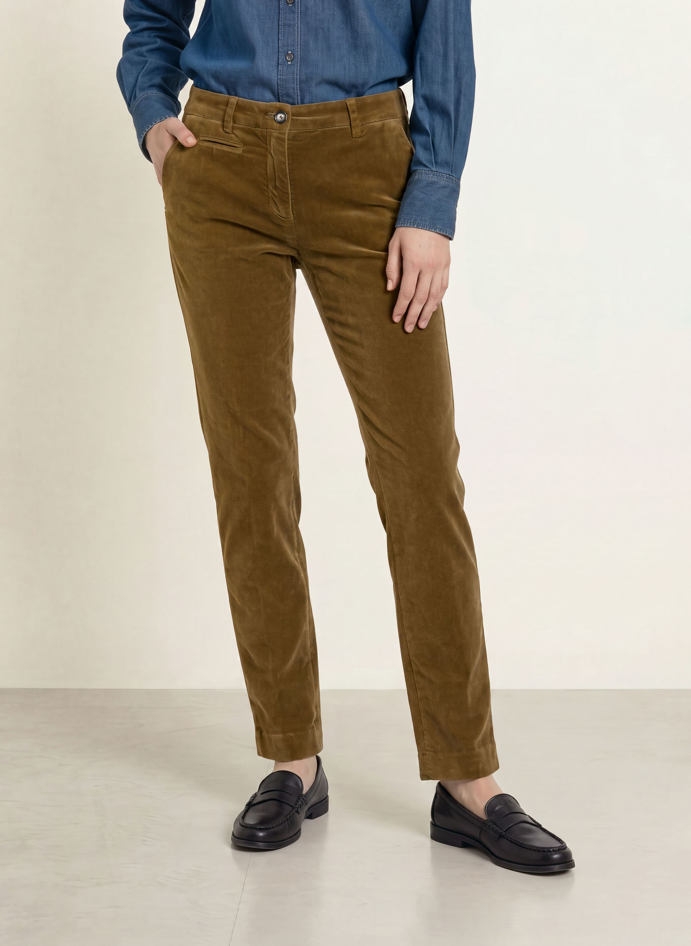 MASON'S Marlenehose NEW YORK: BRAUN