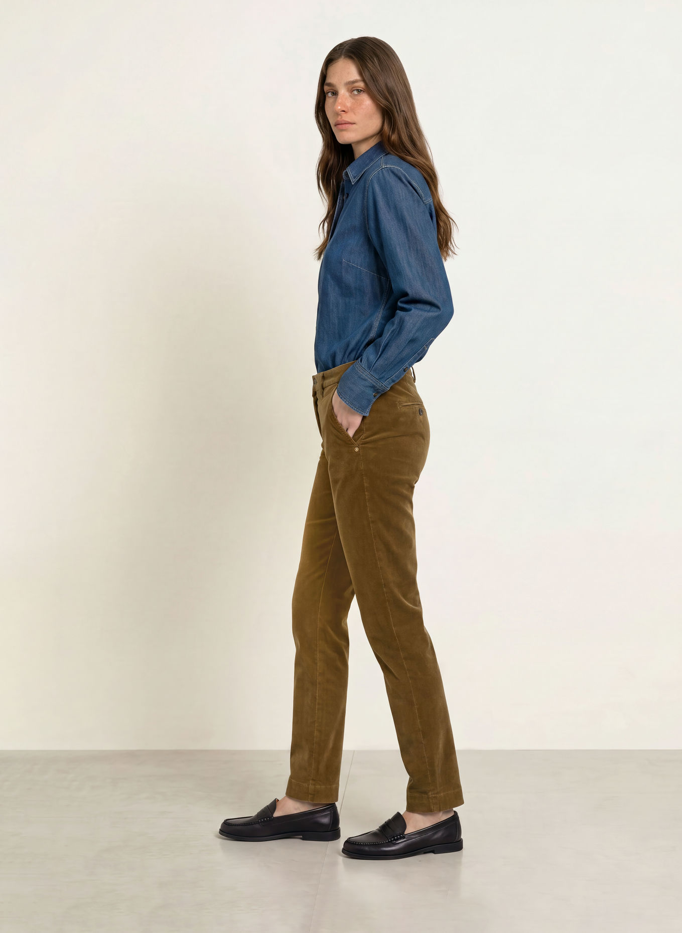 MASON'S Marlenehose NEW YORK: BRAUN