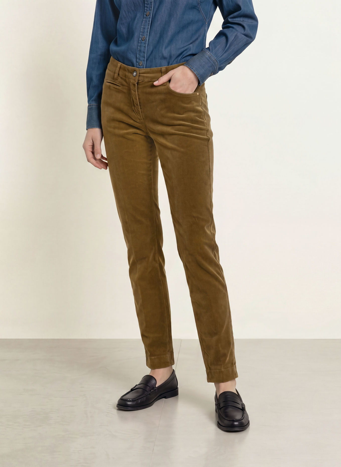MASON'S Marlenehose NEW YORK: BRAUN