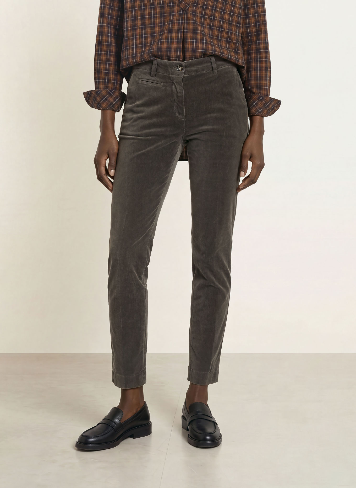MASON'S Marlenehose NEW YORK: DUNKELGRAU