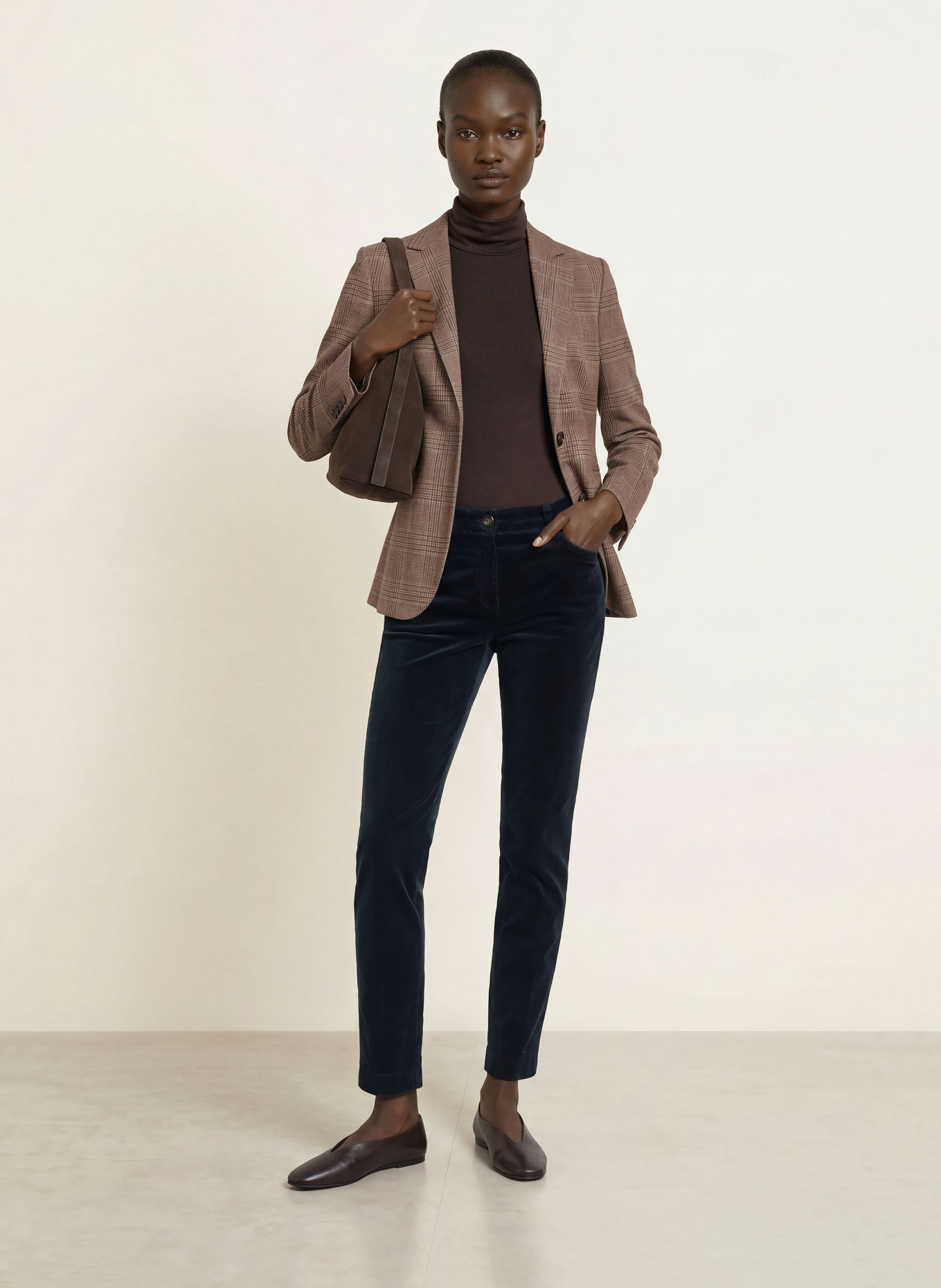 MASON'S Marlenehose NEW YORK: DUNKELBLAU