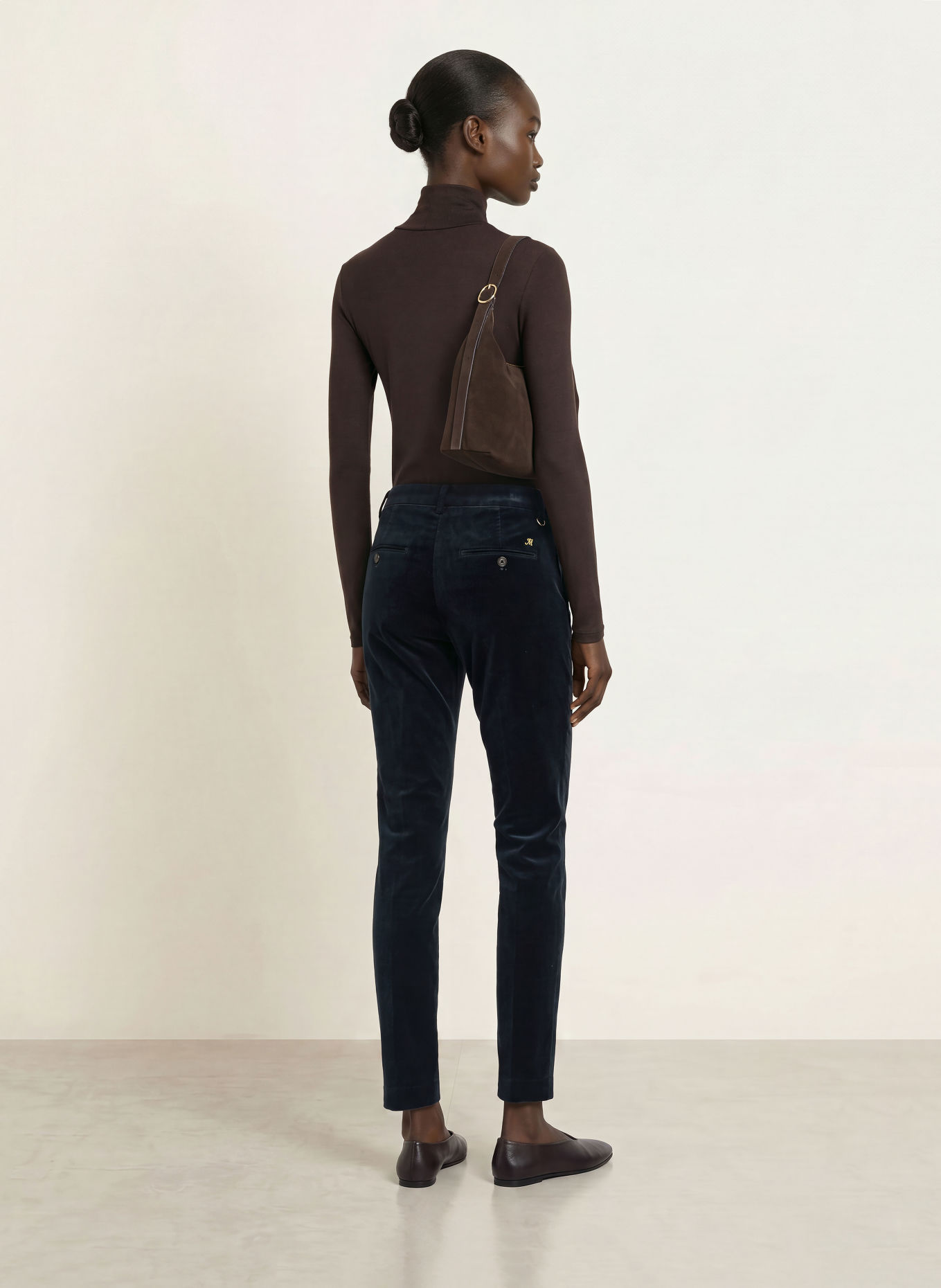 MASON'S Marlenehose NEW YORK: DUNKELBLAU