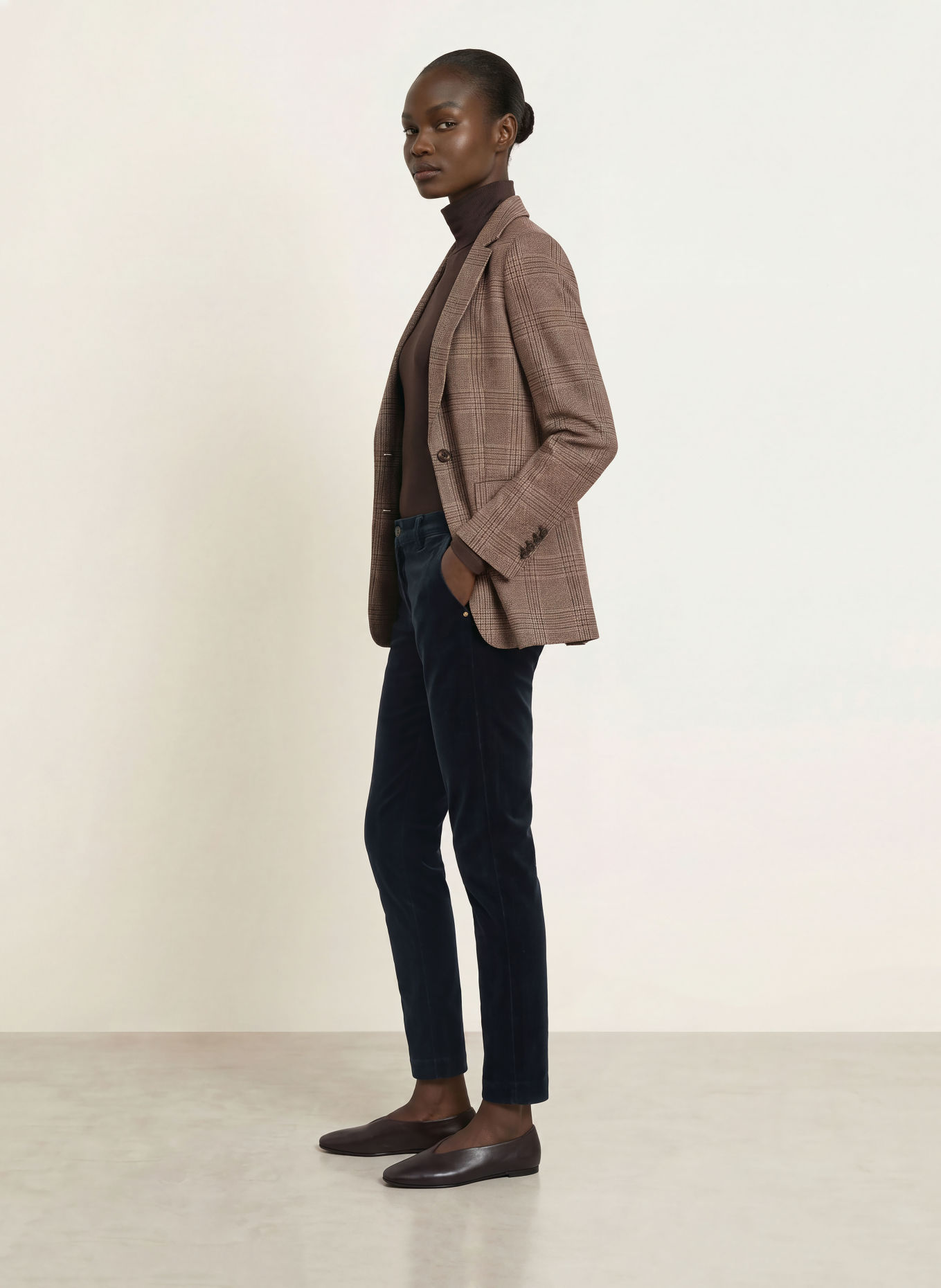 MASON'S Marlenehose NEW YORK: DUNKELBLAU