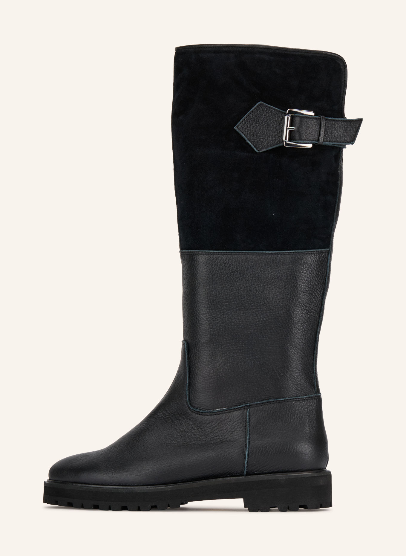 VIAMERCANTI Boots: BLACK