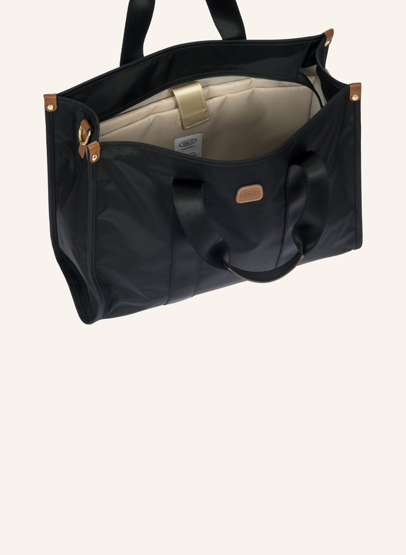 BRIC'S Laptoptas OPERA BAG MEDIUM: ZWART / BRUIN