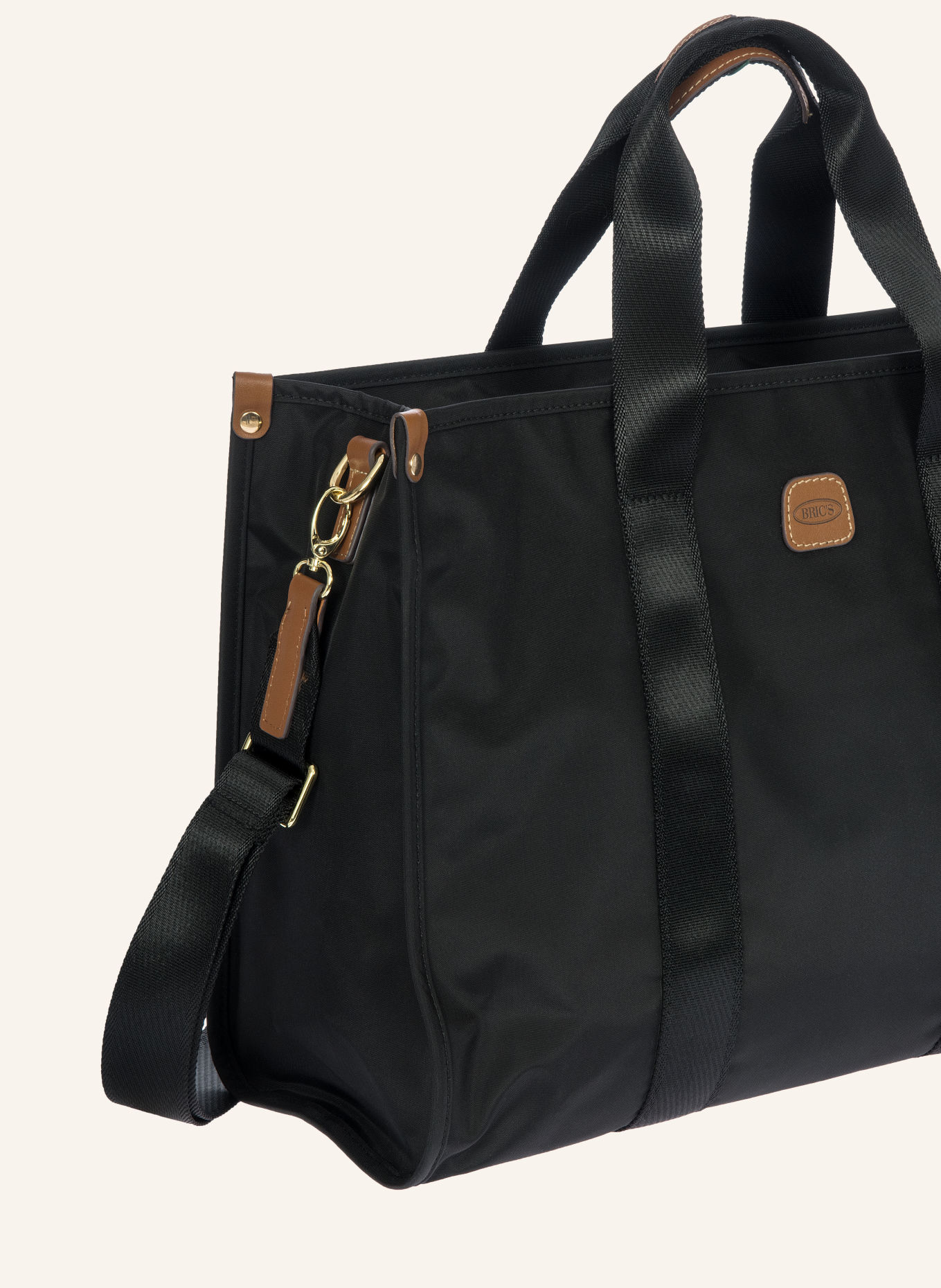BRIC'S Laptoptas OPERA BAG MEDIUM: ZWART / BRUIN