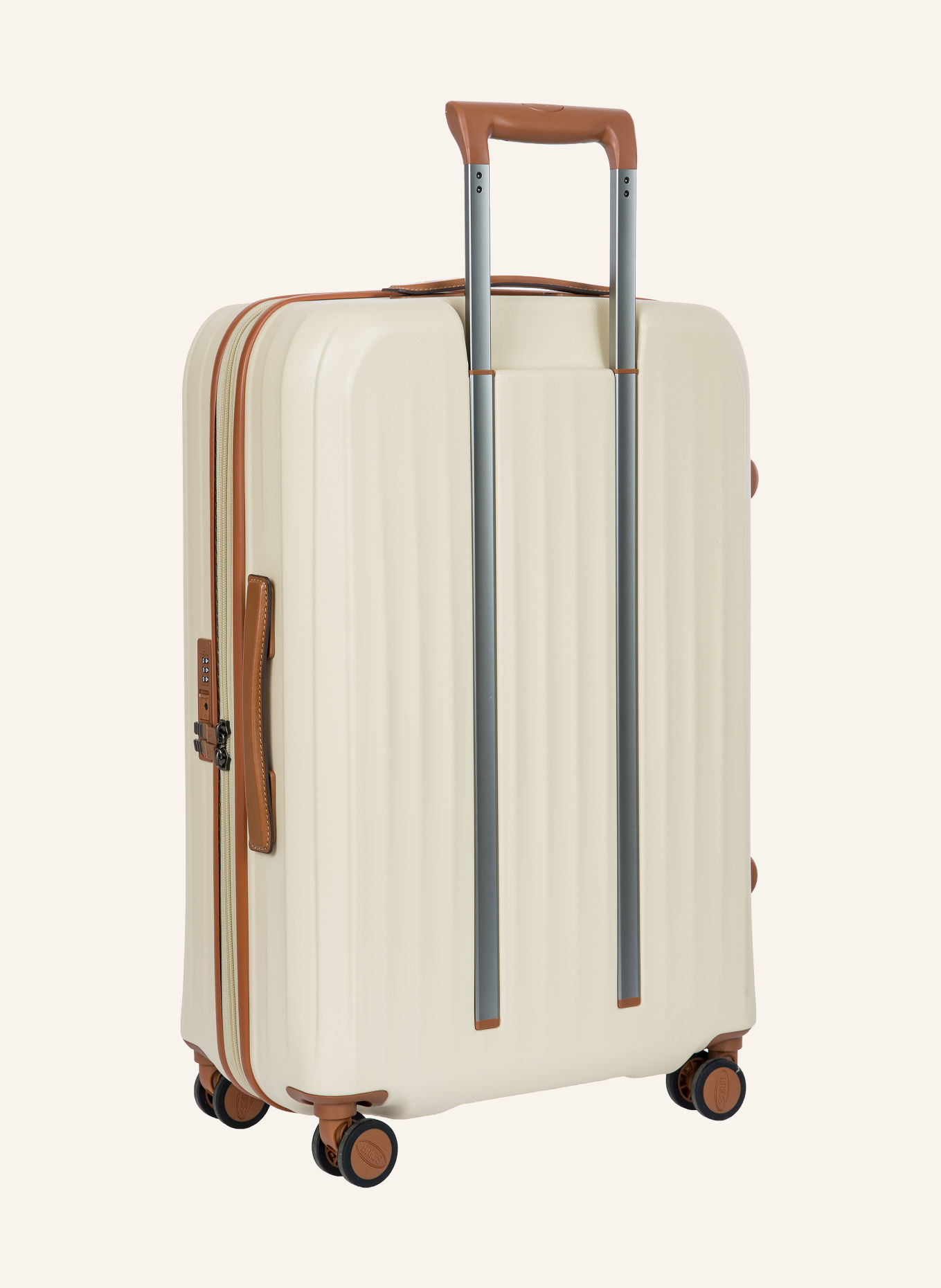 BRIC'S Trolley TAORMINA MEDIUM: CRÈME / ZILVER / BRUIN