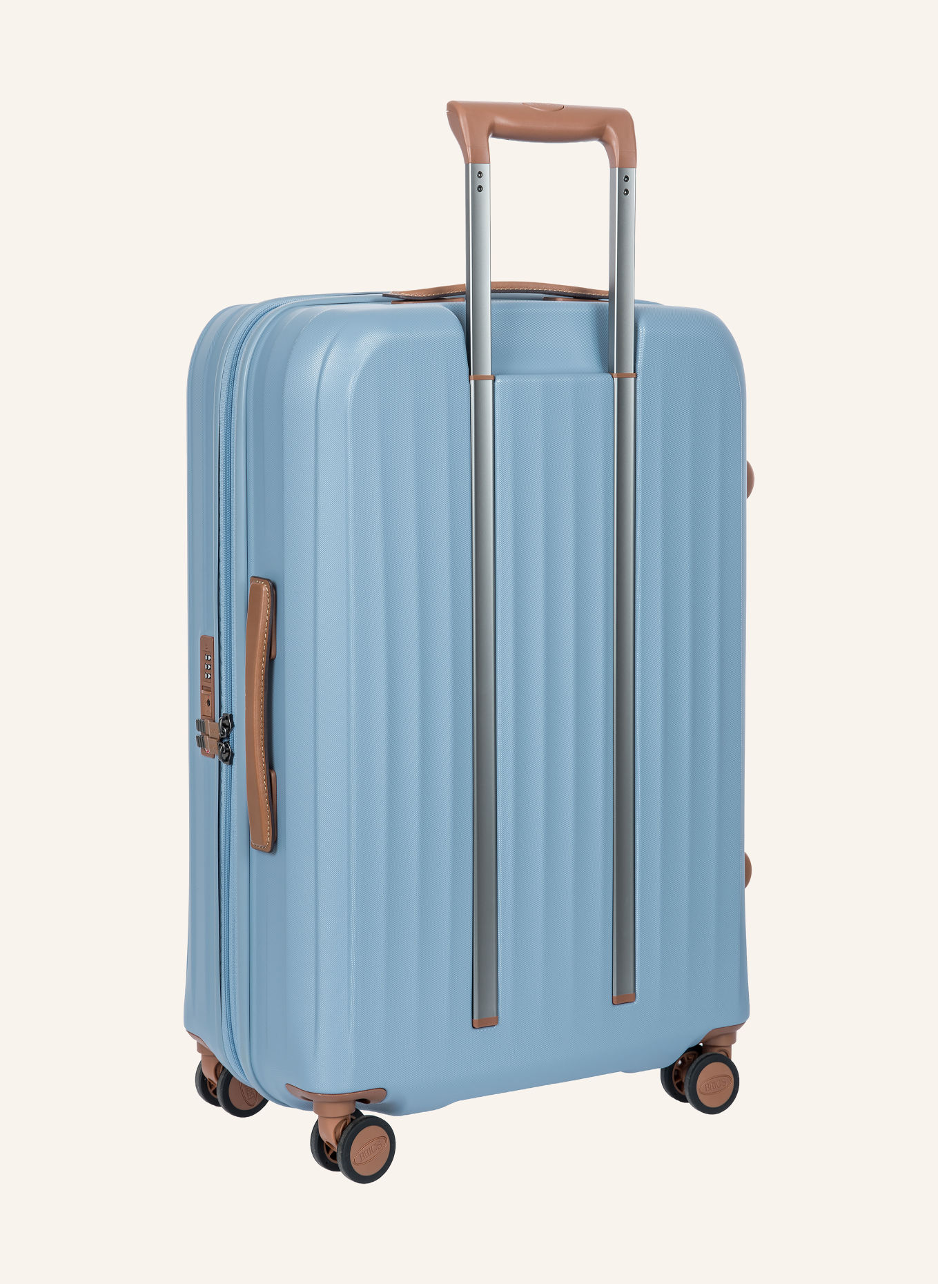BRIC'S Trolley TAORMINA MEDIUM: LICHTBLAUW / ZILVER / BRUIN