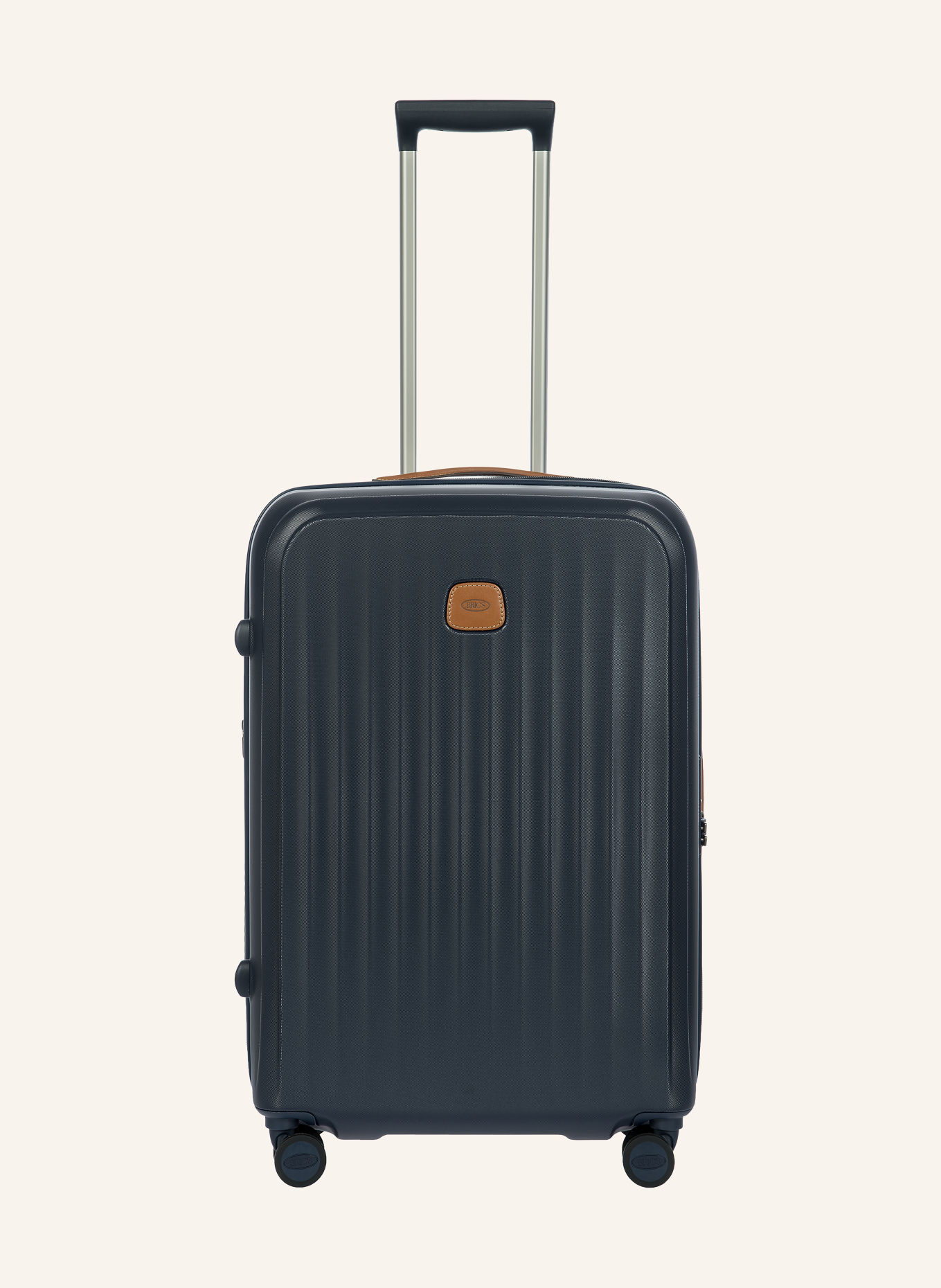 BRIC'S Trolley TAORMINA MEDIUM: DONKERBLAUW / ZILVER / BRUIN