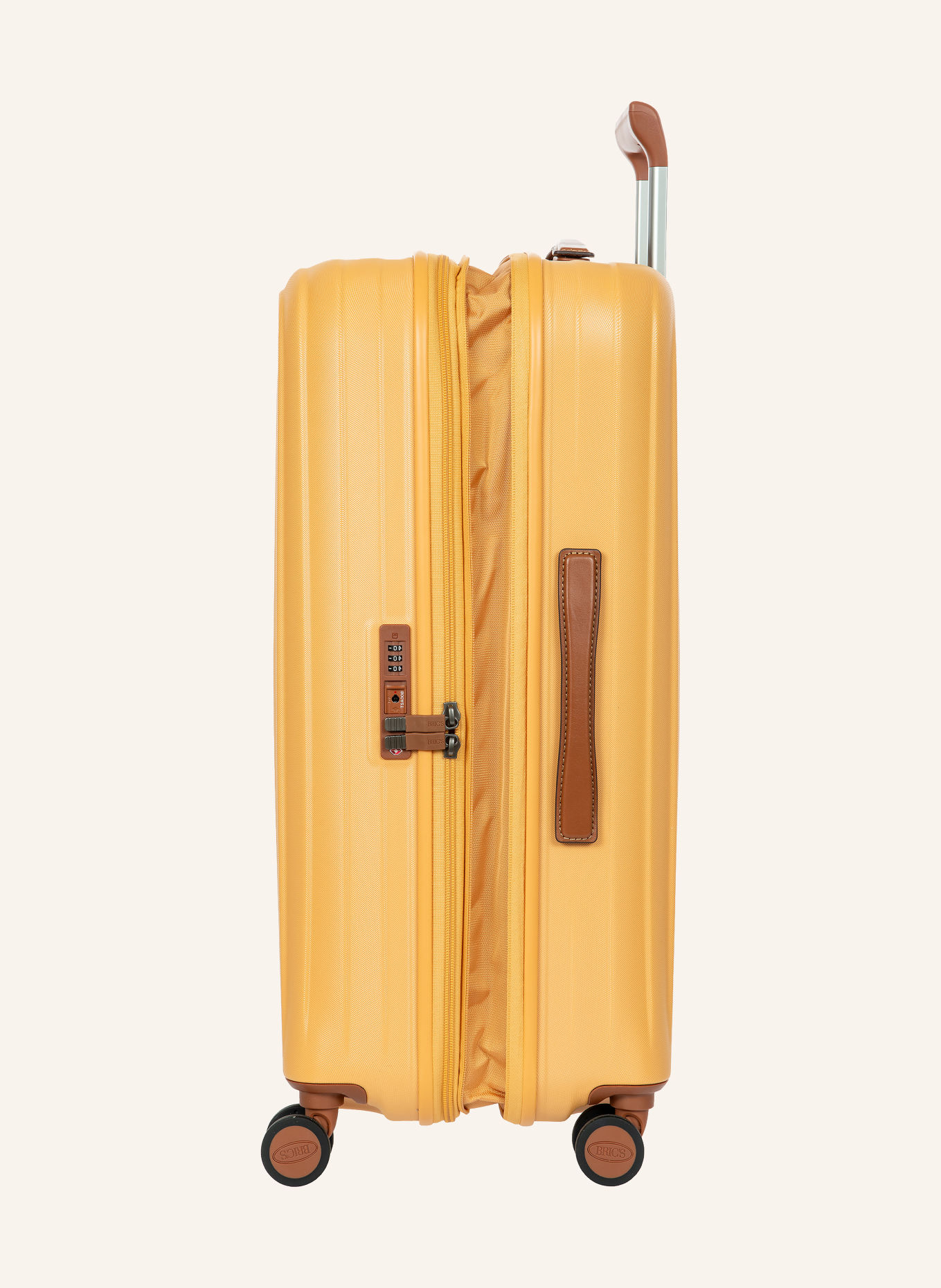 BRIC'S Trolley TAORMINA MEDIUM: GEEL / GOUD / BRUIN