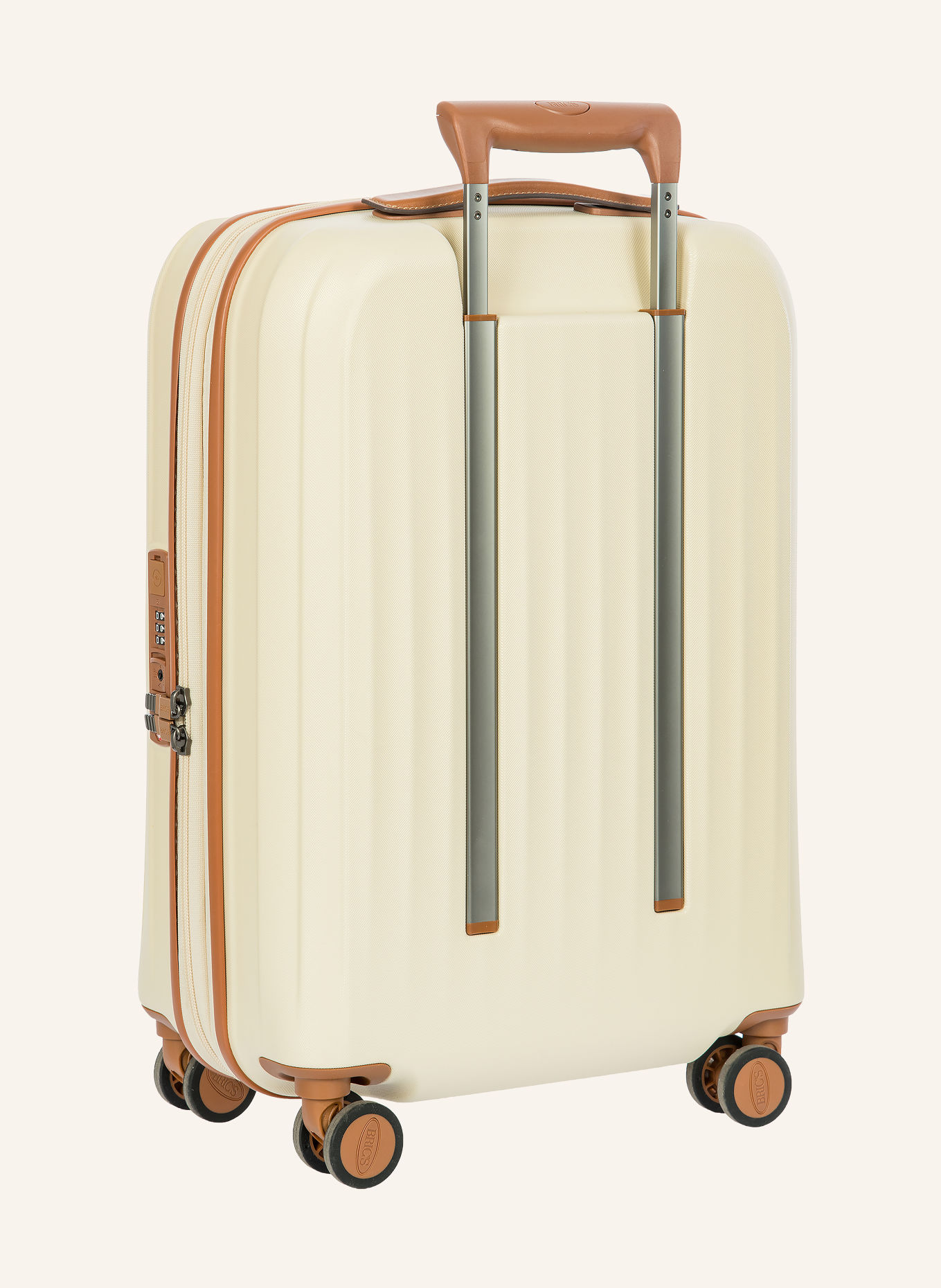 BRIC'S Trolley TAORMINA: CRÈME / ZILVER / BRUIN