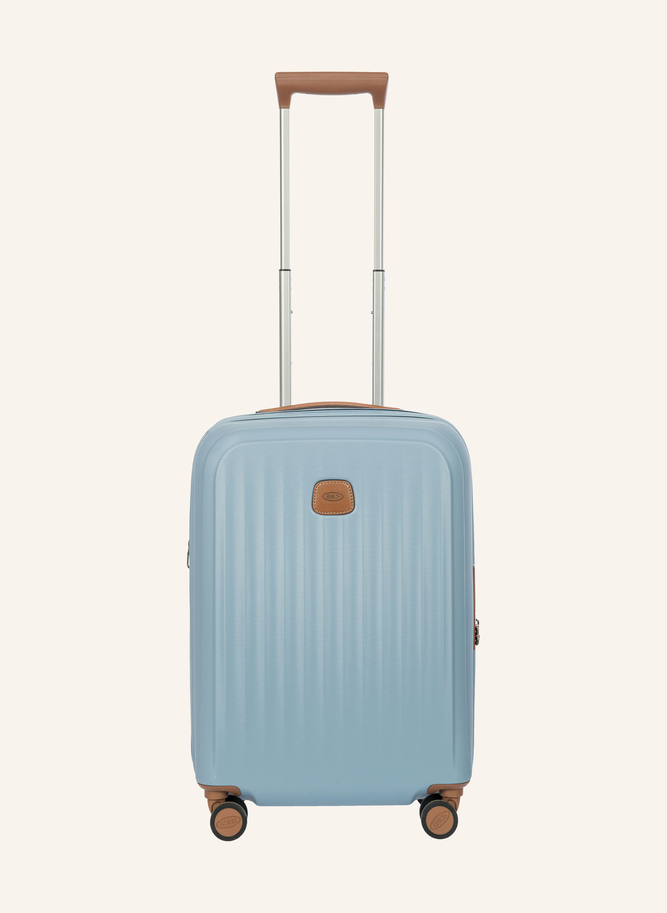 BRIC'S Trolley TAORMINA: LICHTBLAUW / ZILVER / BRUIN