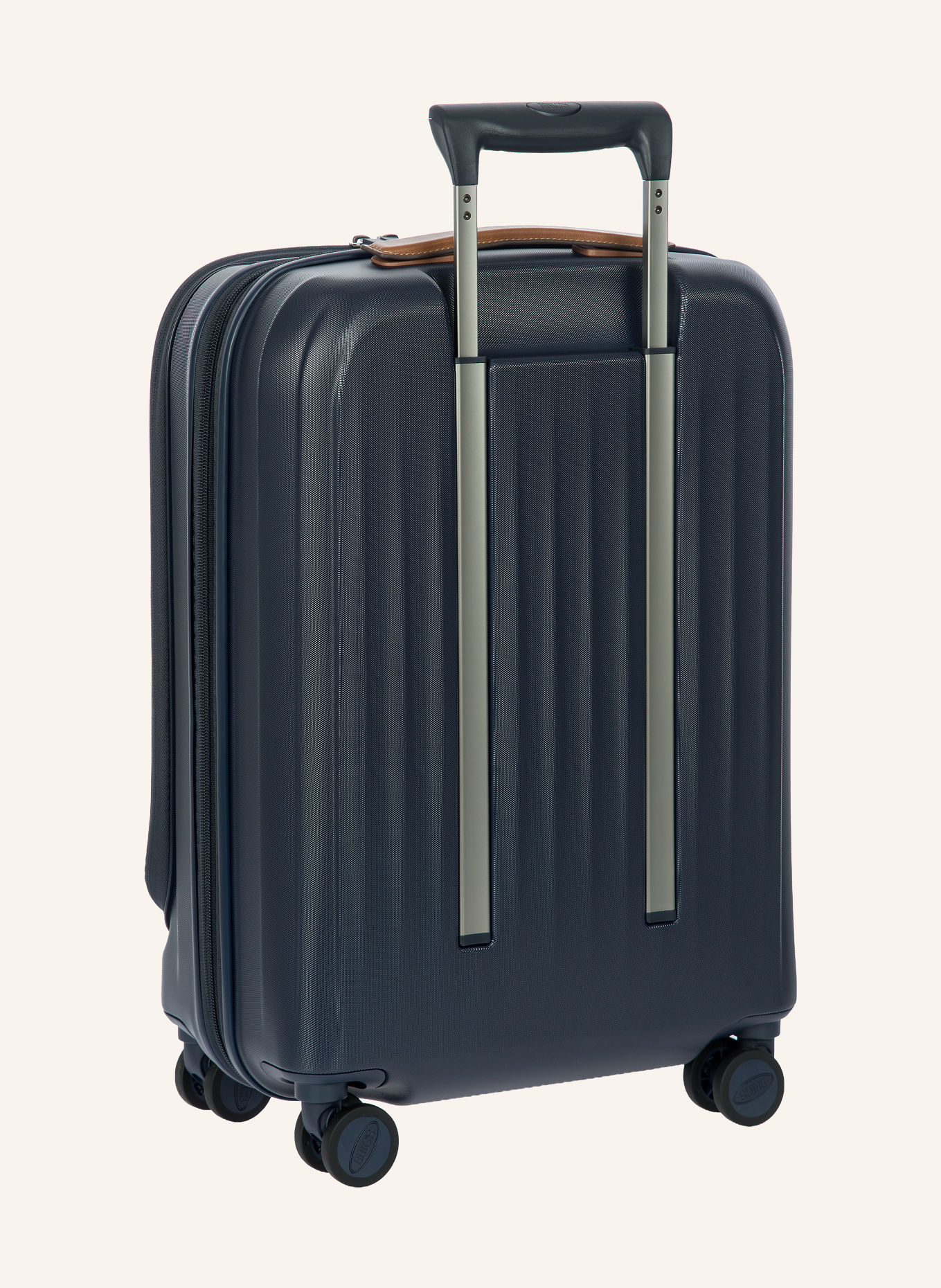 BRIC'S Trolley TAORMINA: DONKERBLAUW / ZILVER / BRUIN