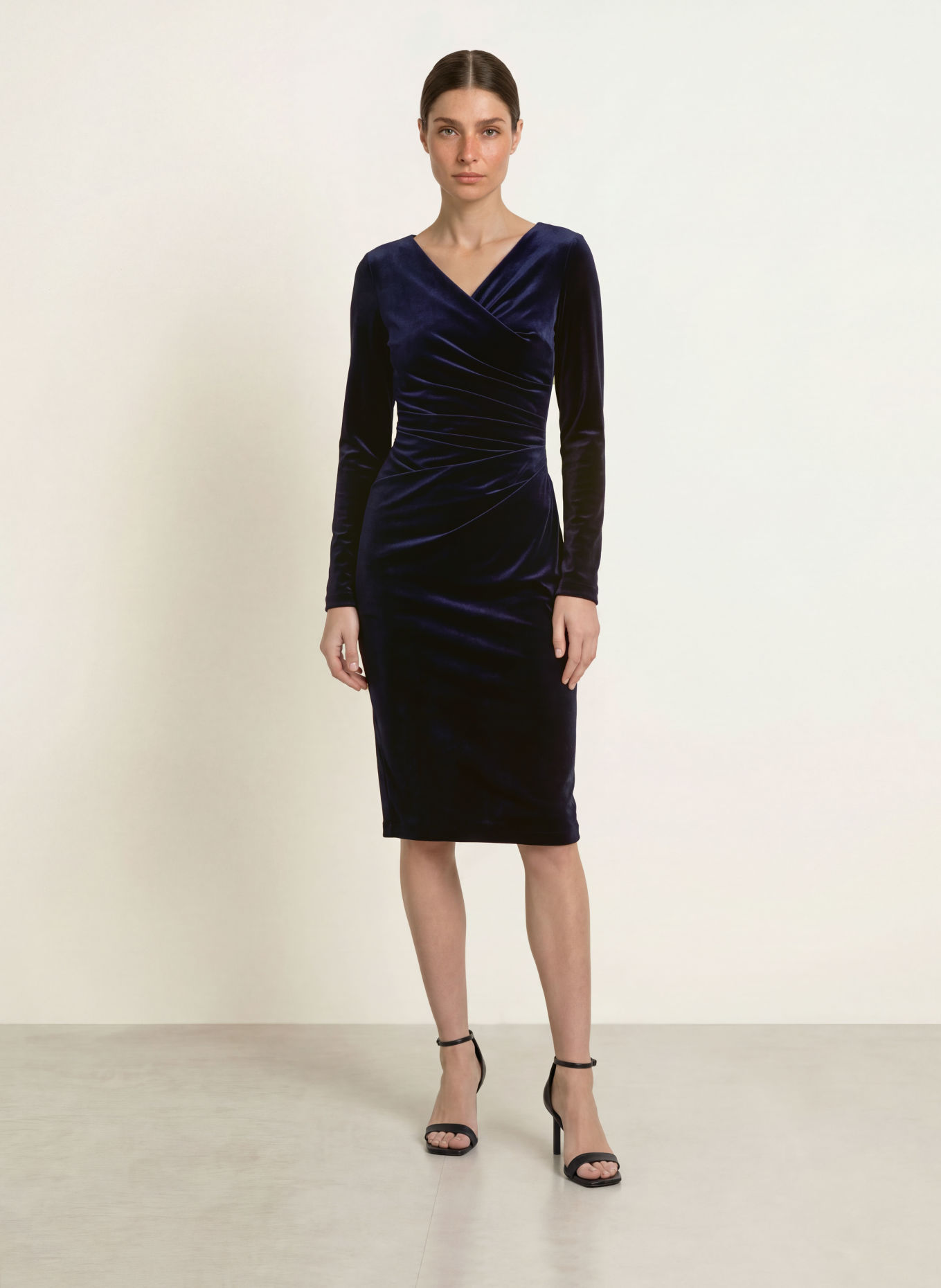 TALBOT RUNHOF Rochie de cocktail din catifea: 436 MOONLIGHT