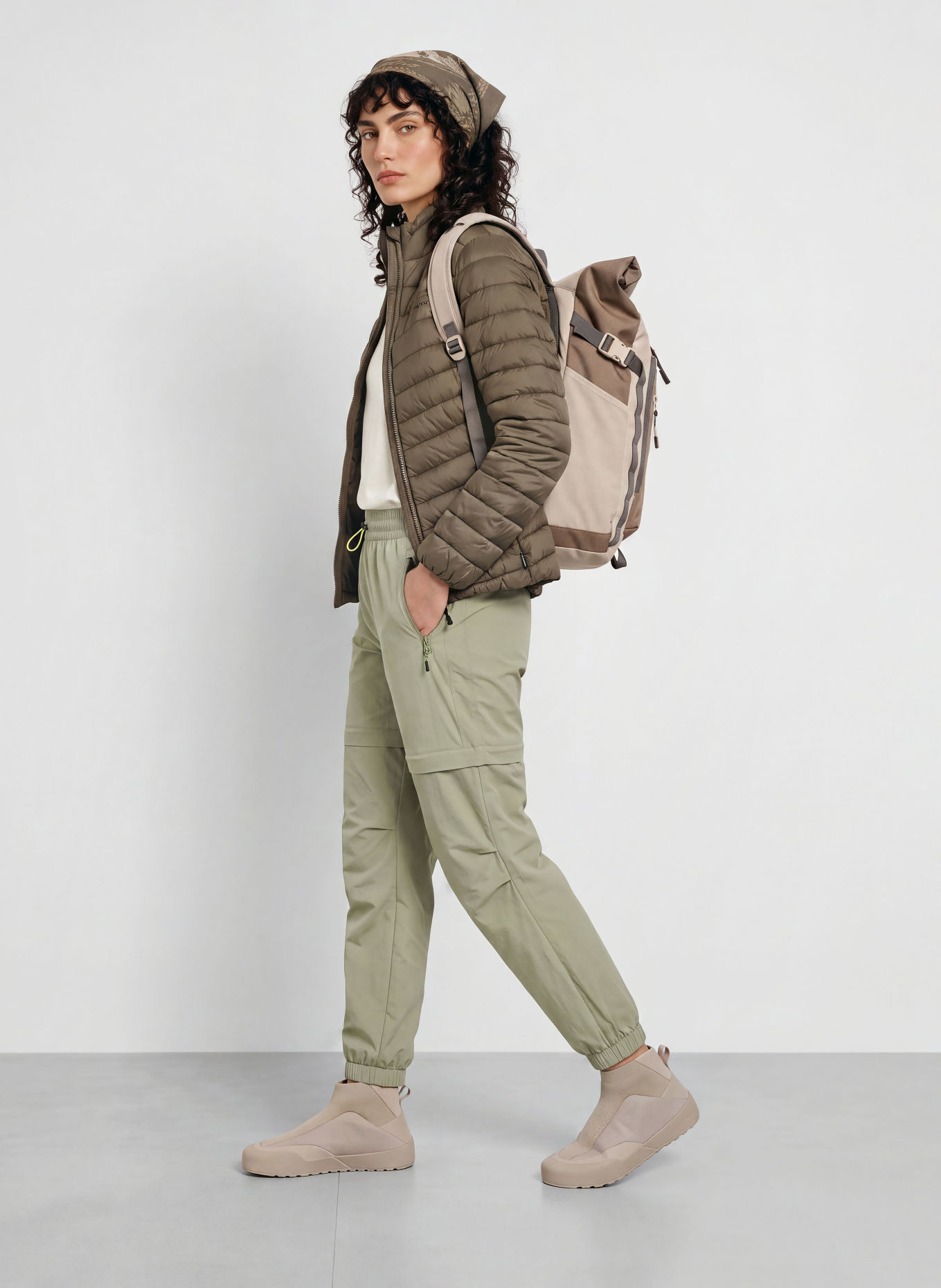 me°ru' Steppjacke WESTON 2.0: OLIV