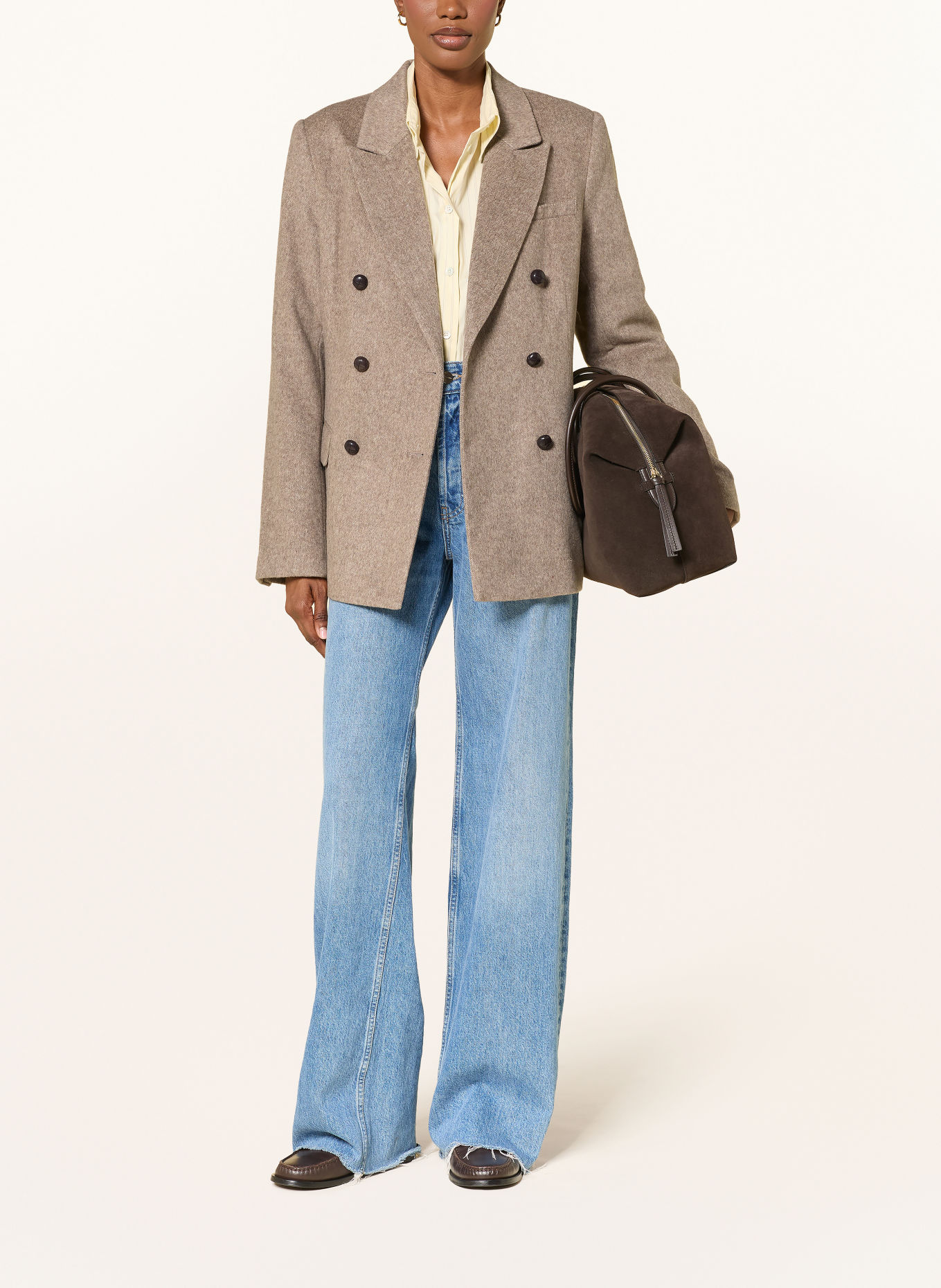 LADNERI MANON blazer: BEIGE
