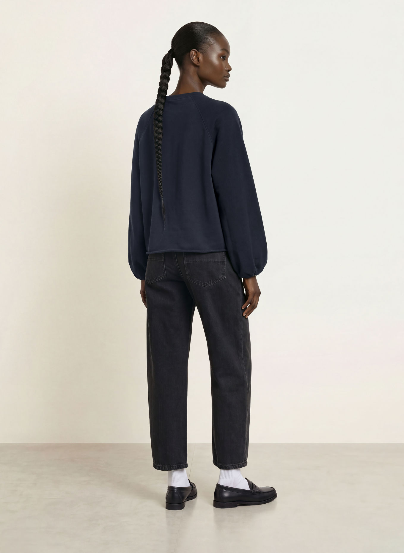 LADNERI Sweatshirt MARLON: DUNKELBLAU