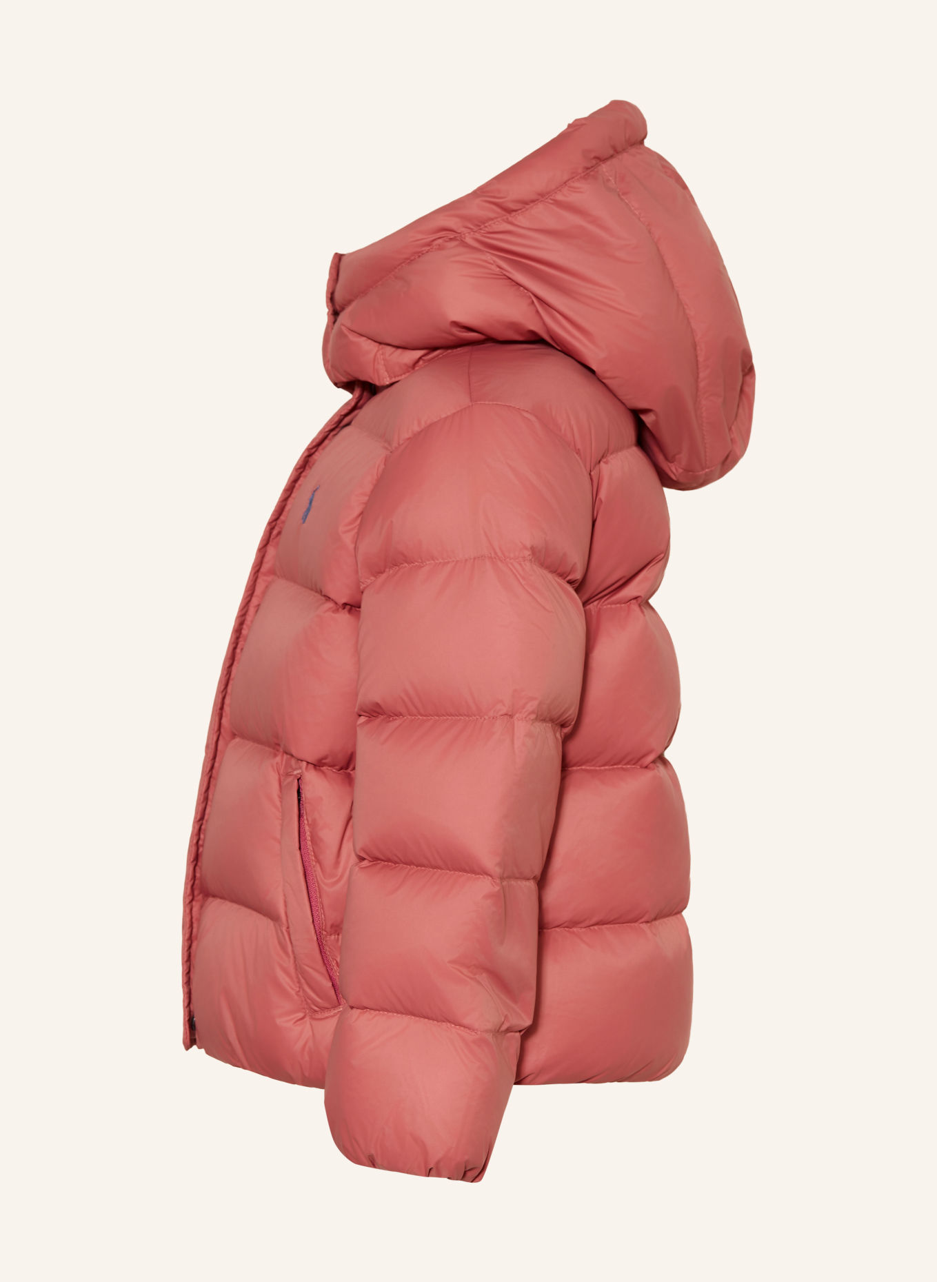 POLO RALPH LAUREN Daunenjacke mit abnehmbarer Kapuze: PINK
