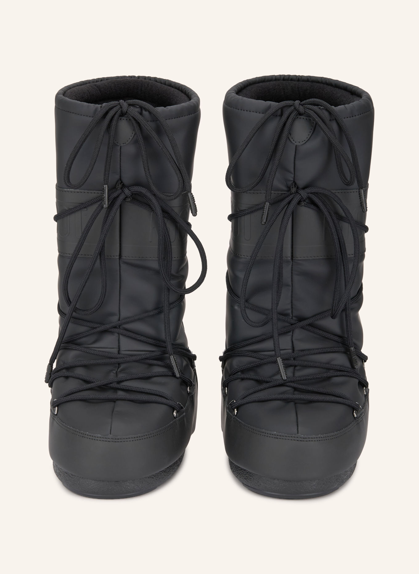 MOON BOOT Moon Boots ICON RUBBER: SCHWARZ