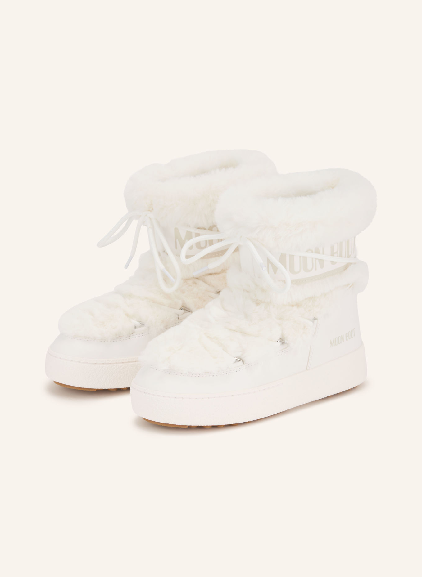 MOON BOOT Moon Boots LTRACK: WIT / BEIGE / CRÈME