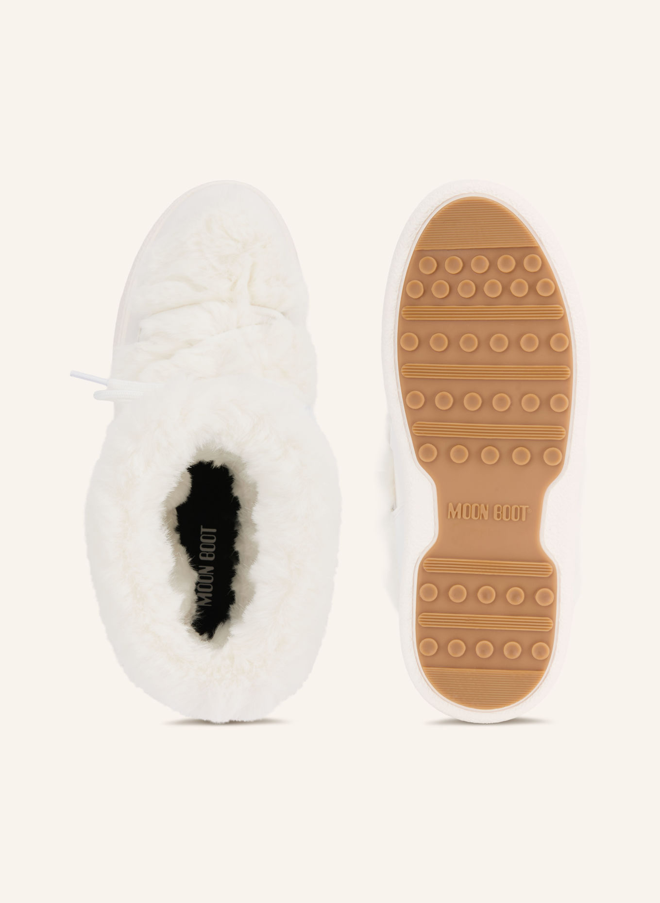 MOON BOOT Moon Boots LTRACK: WIT / BEIGE / CRÈME