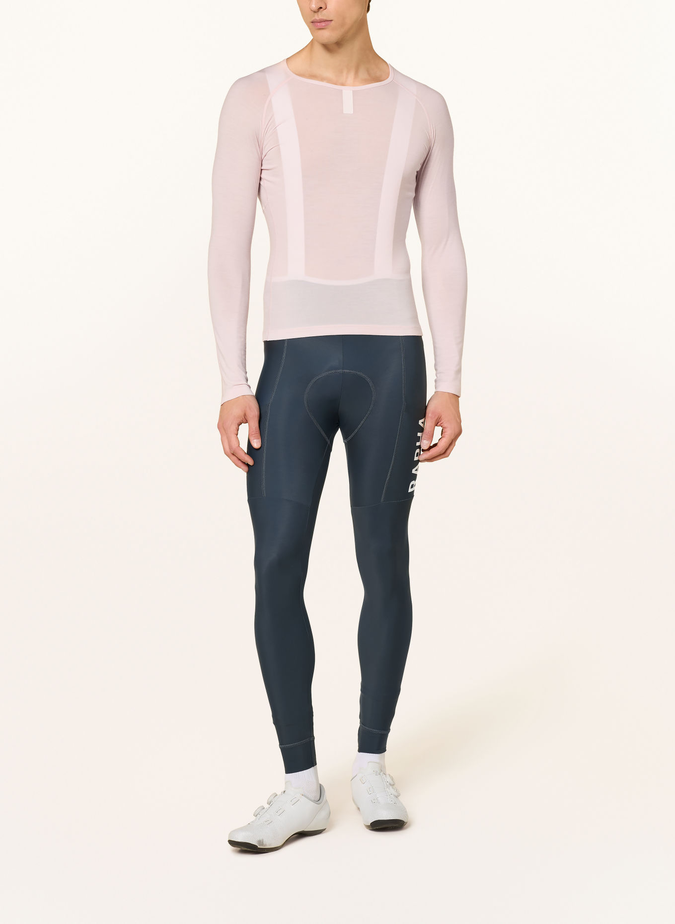 Rapha long-sleeved shirt: LIGHT PINK