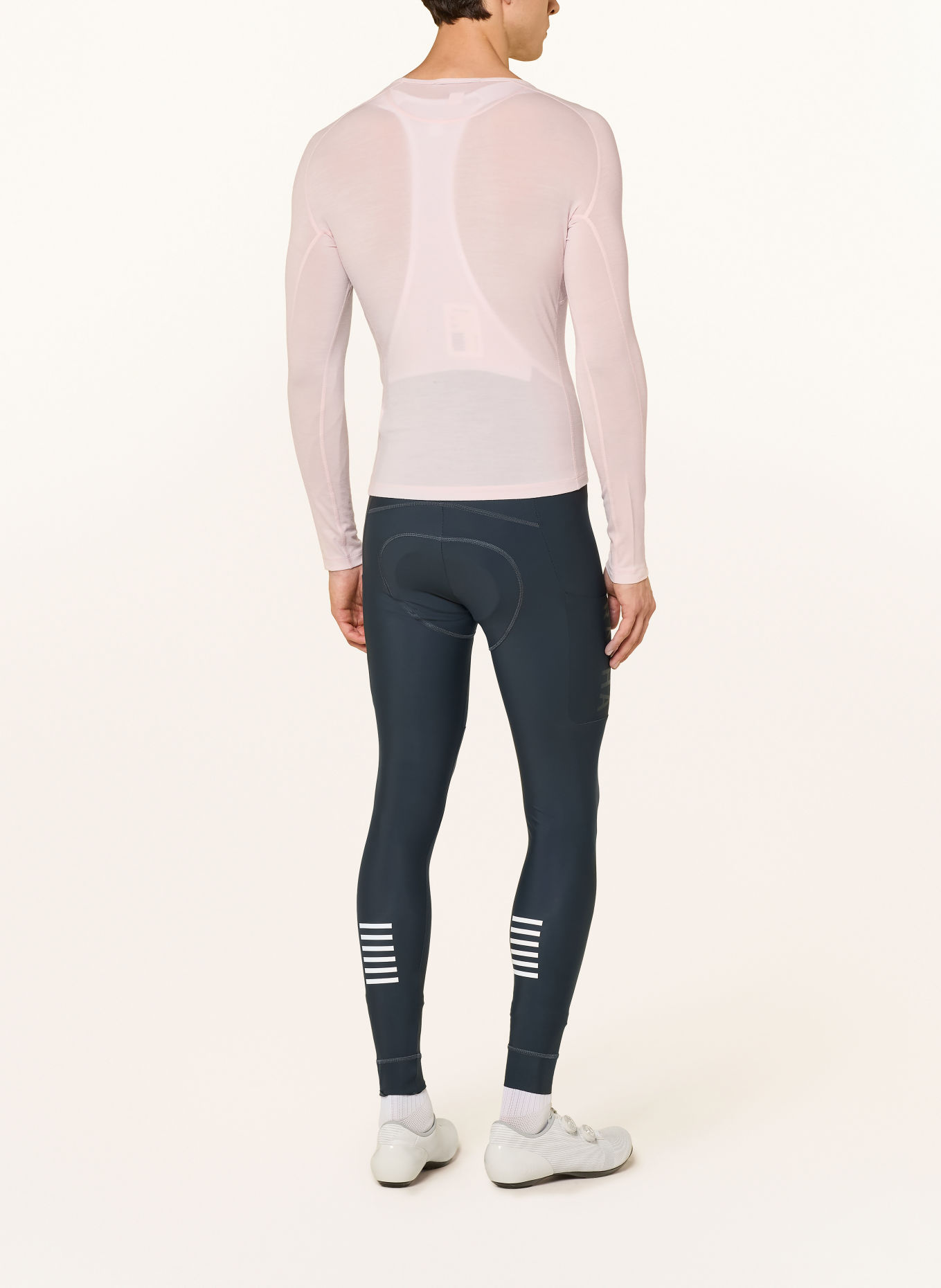 Rapha long-sleeved shirt: LIGHT PINK