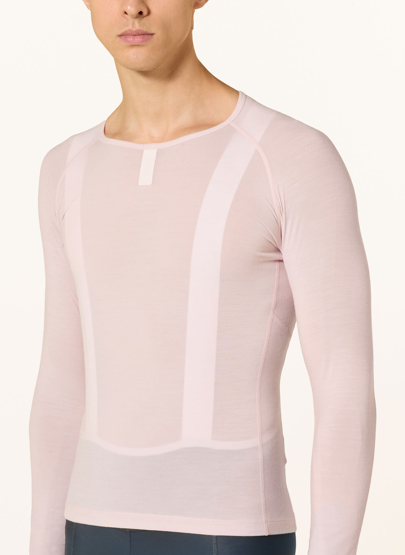 Rapha long-sleeved shirt: LIGHT PINK